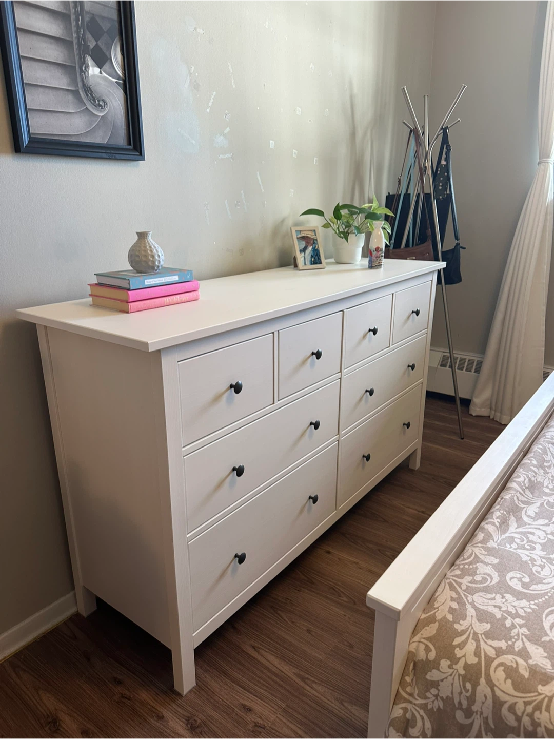 IKEA HEMNES White 8-Drawer Dresser