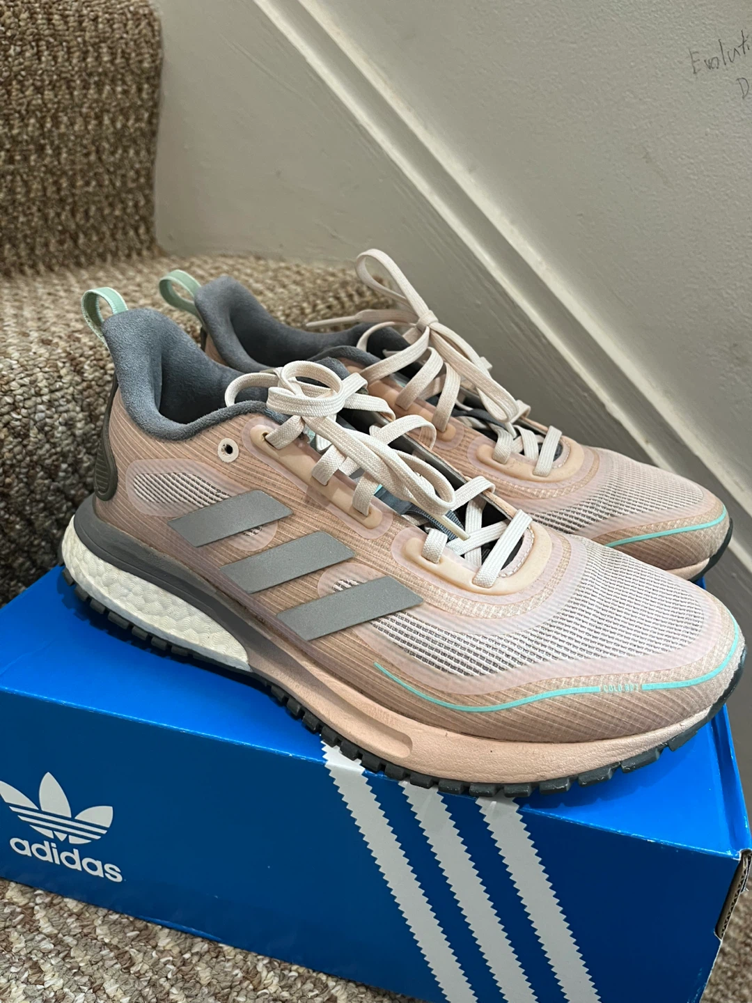 Adidas Running shoes W Pink Size 6.5