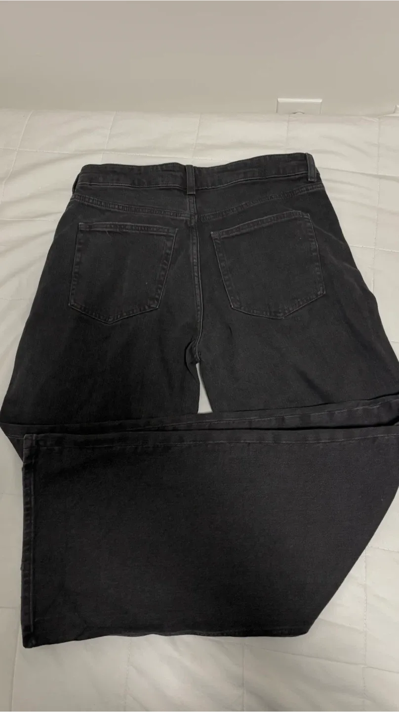 H&M Black Wide Leg Jeans image indicator(2)