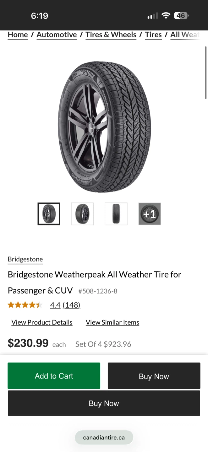 225/55R18 BRIDGESTONE WEATHERPEAK - GOOD FOR WINTER - DOT 2024 - photo 2