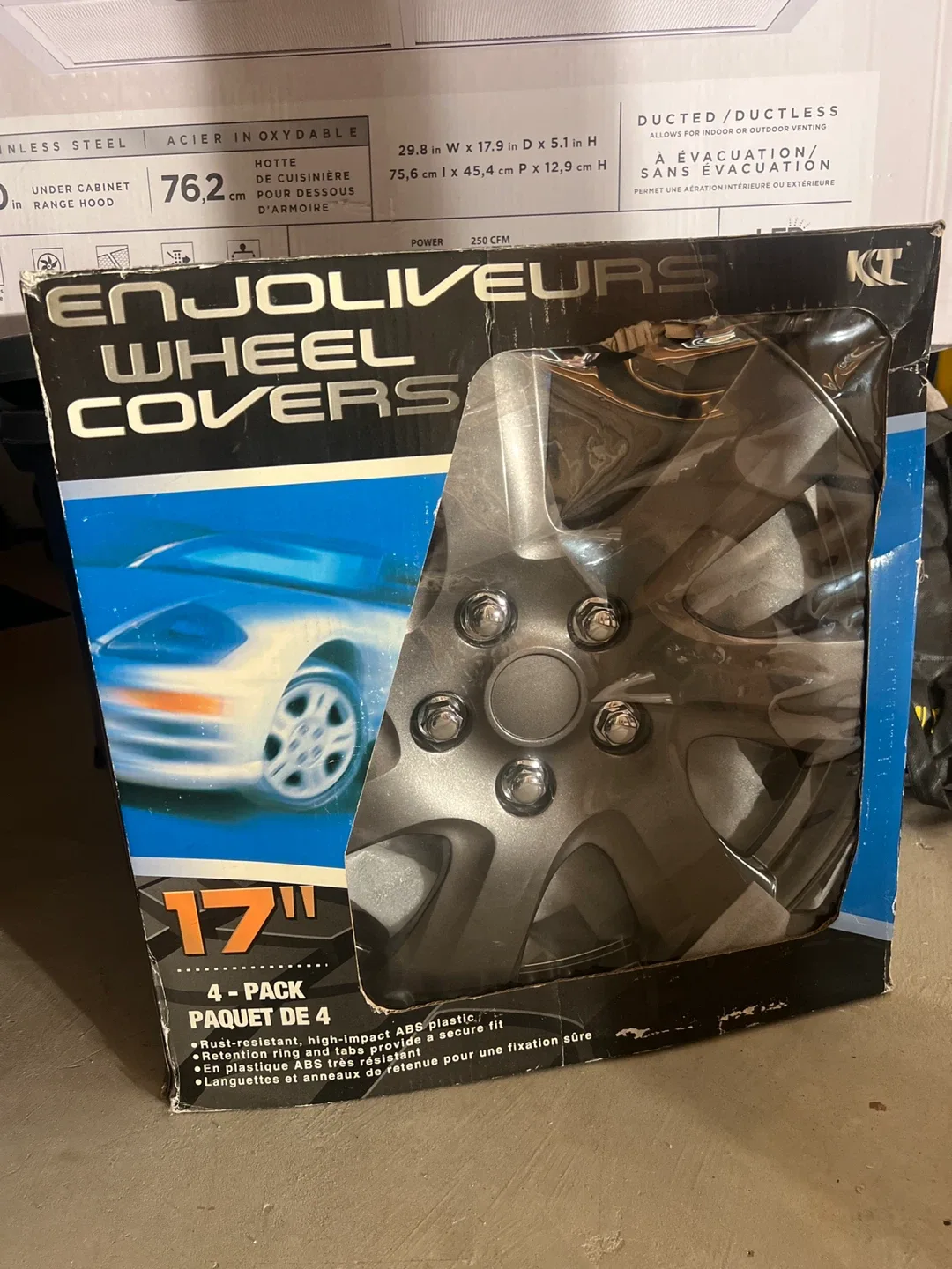 New KT Enjoliveurs 17" Wheel Covers (4-Pack)