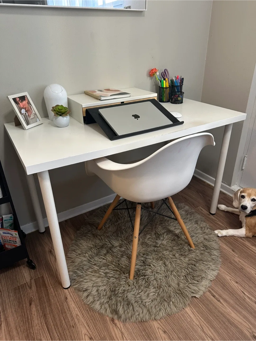 IKEA LINNMON White Desk/Table thumbnail
