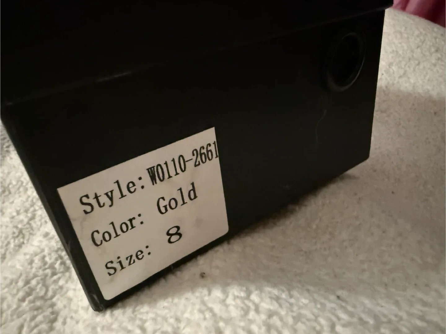 Bella Amore Gold Fur Heels - Size 8 image indicator(4)