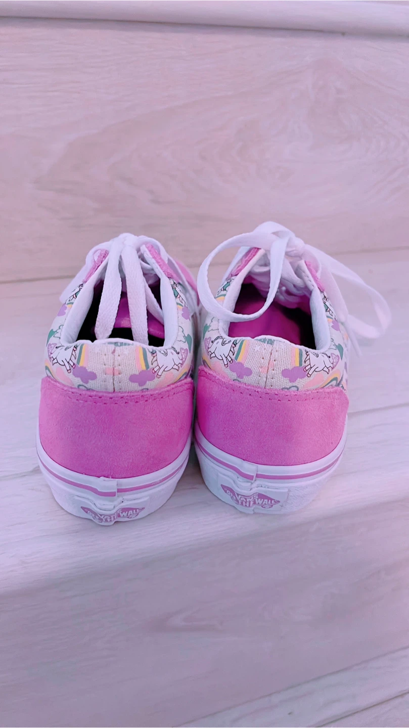 Vans Kids Old Skool Unicorn Pink - Size 2