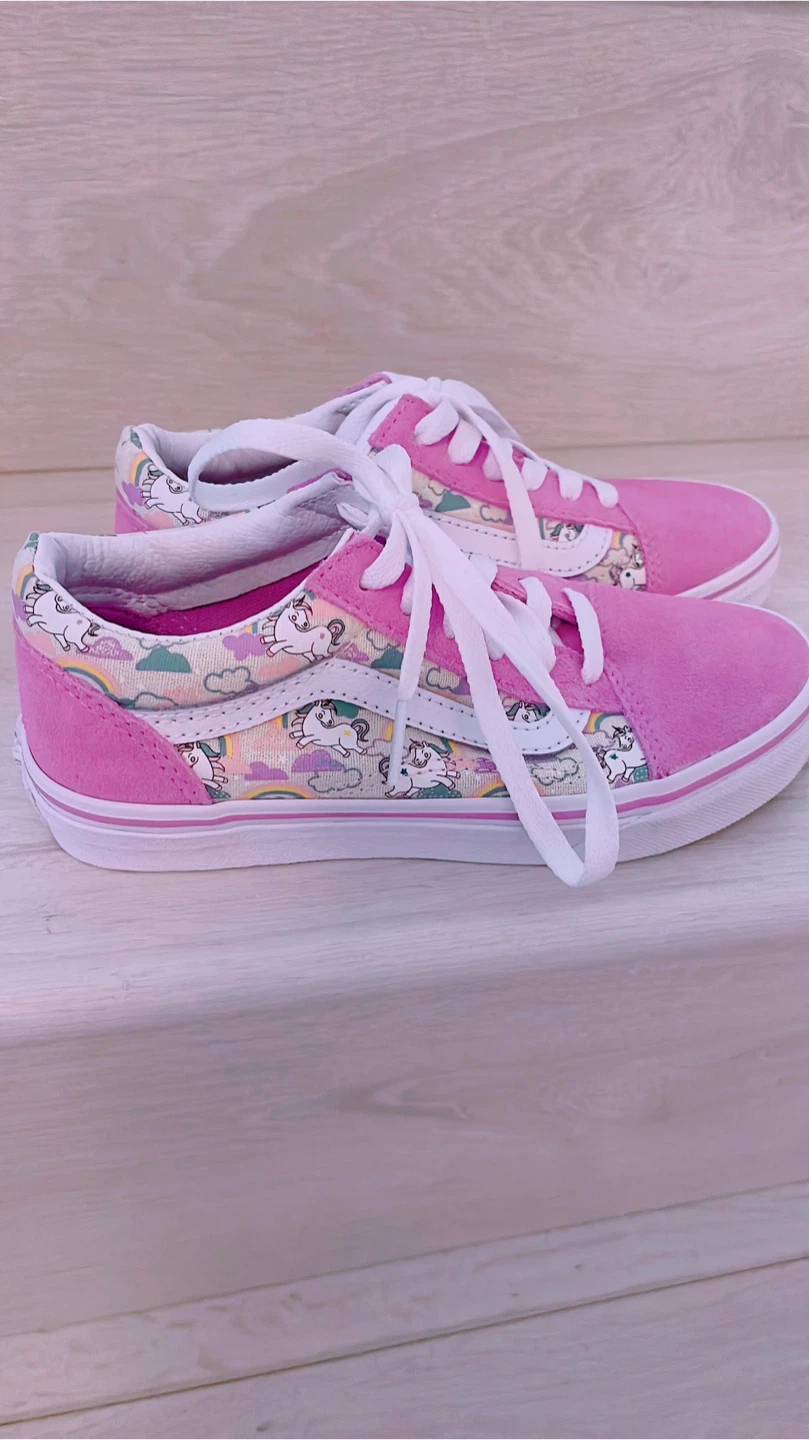 Vans Kids Old Skool Unicorn Pink - Size 2 - photo 2