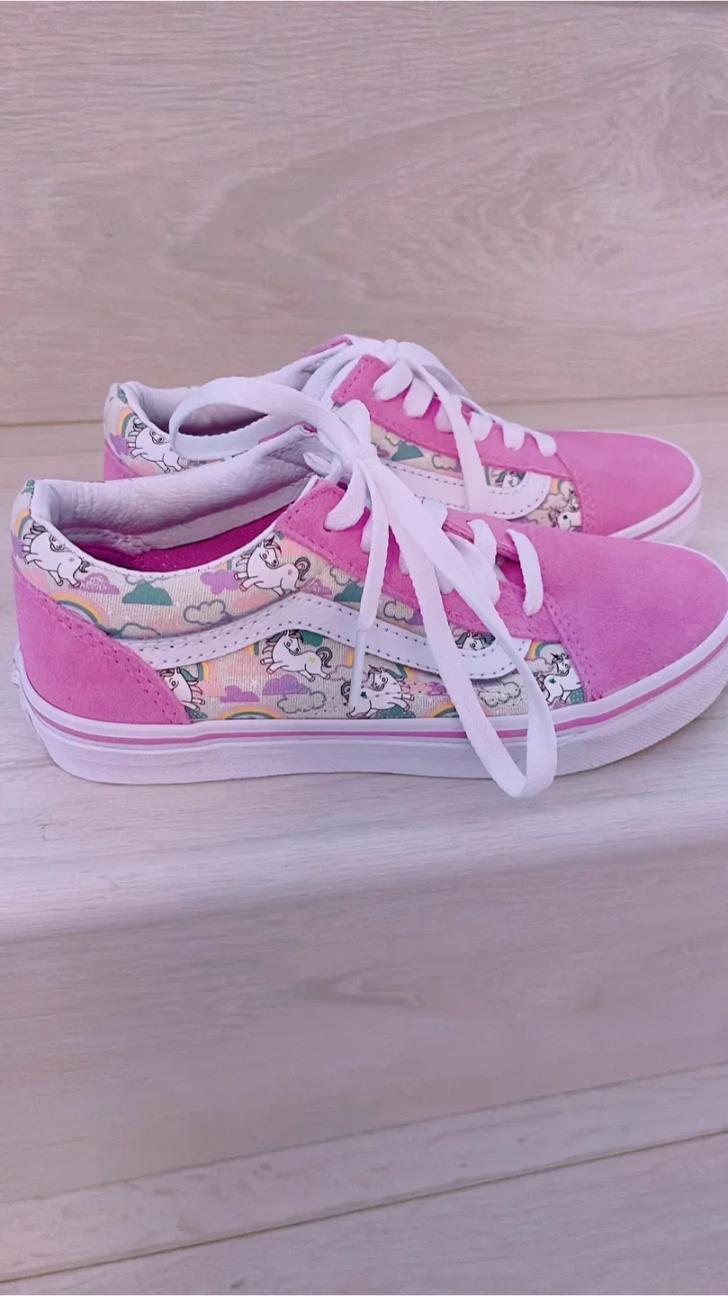 Vans Kids Old Skool Unicorn Pink - Size 2 image indicator(2)