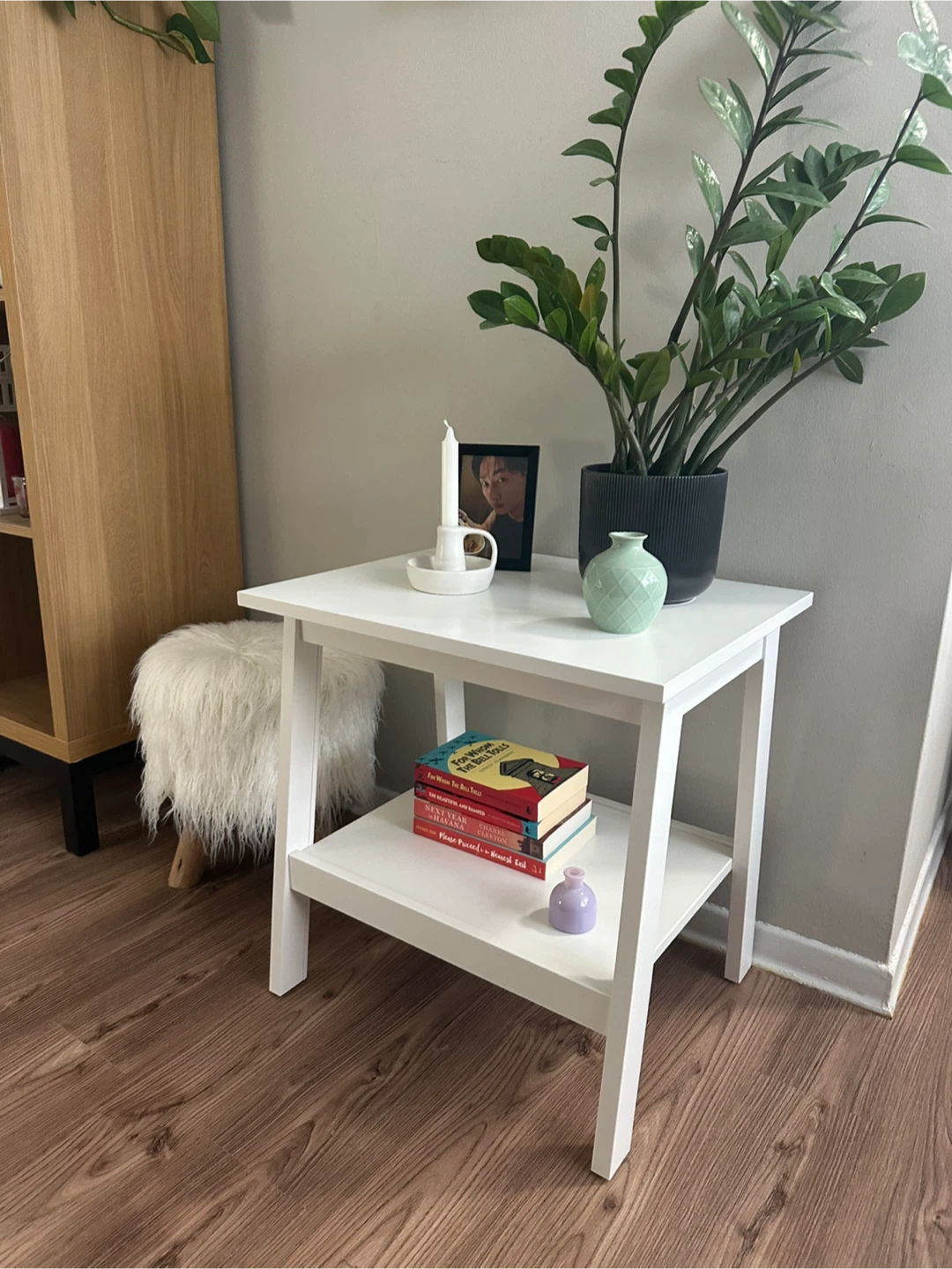IKEA White Side Table - photo 2
