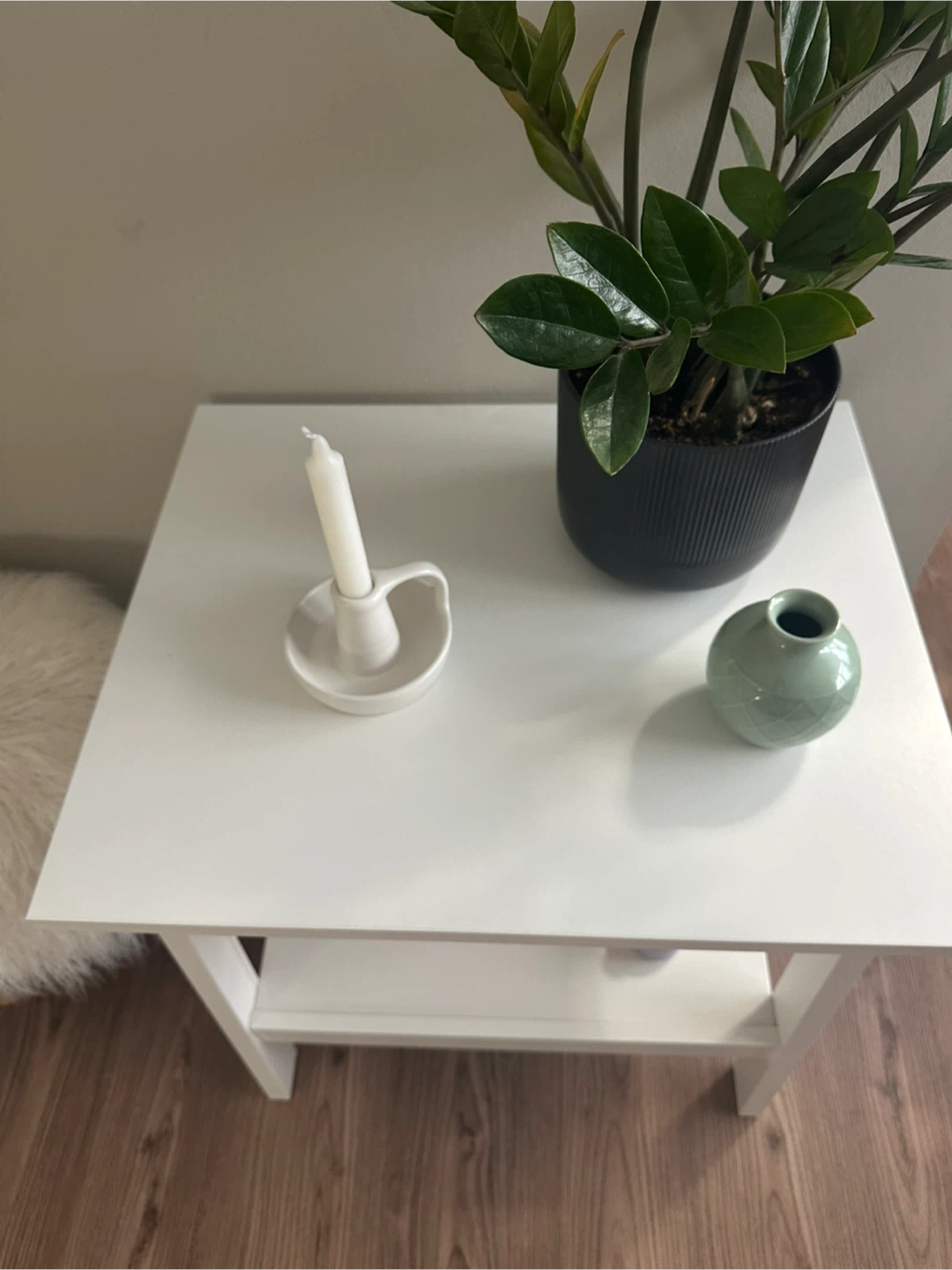 IKEA White Side Table - photo 4