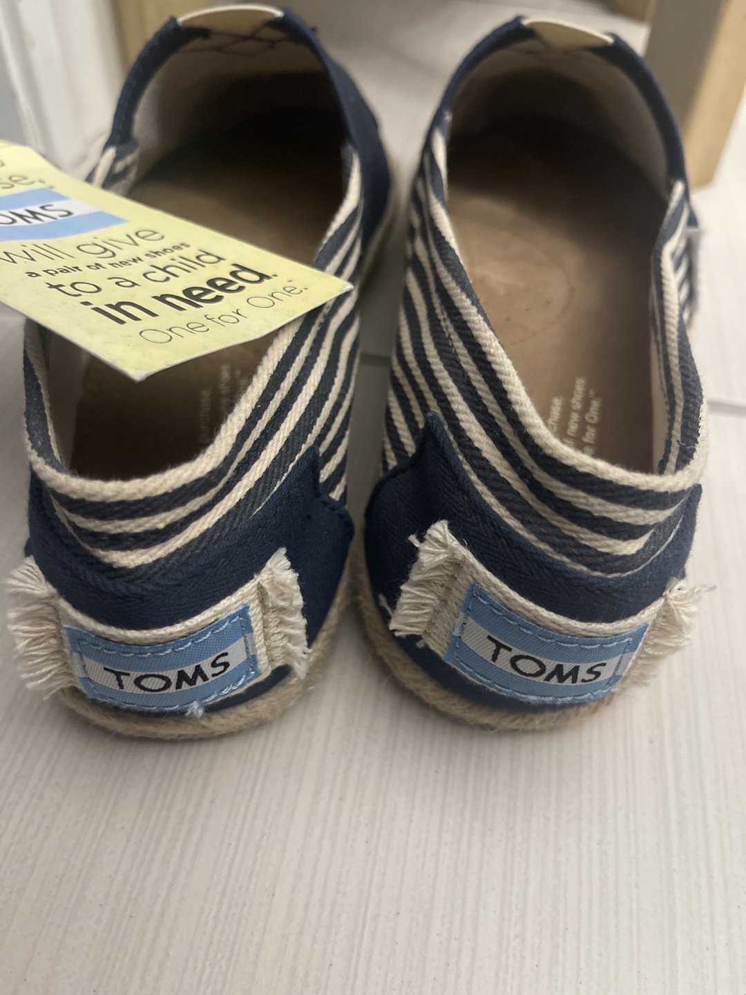 TOMS Women's Size 7 Navy Espadrille Flats - New - photo 3