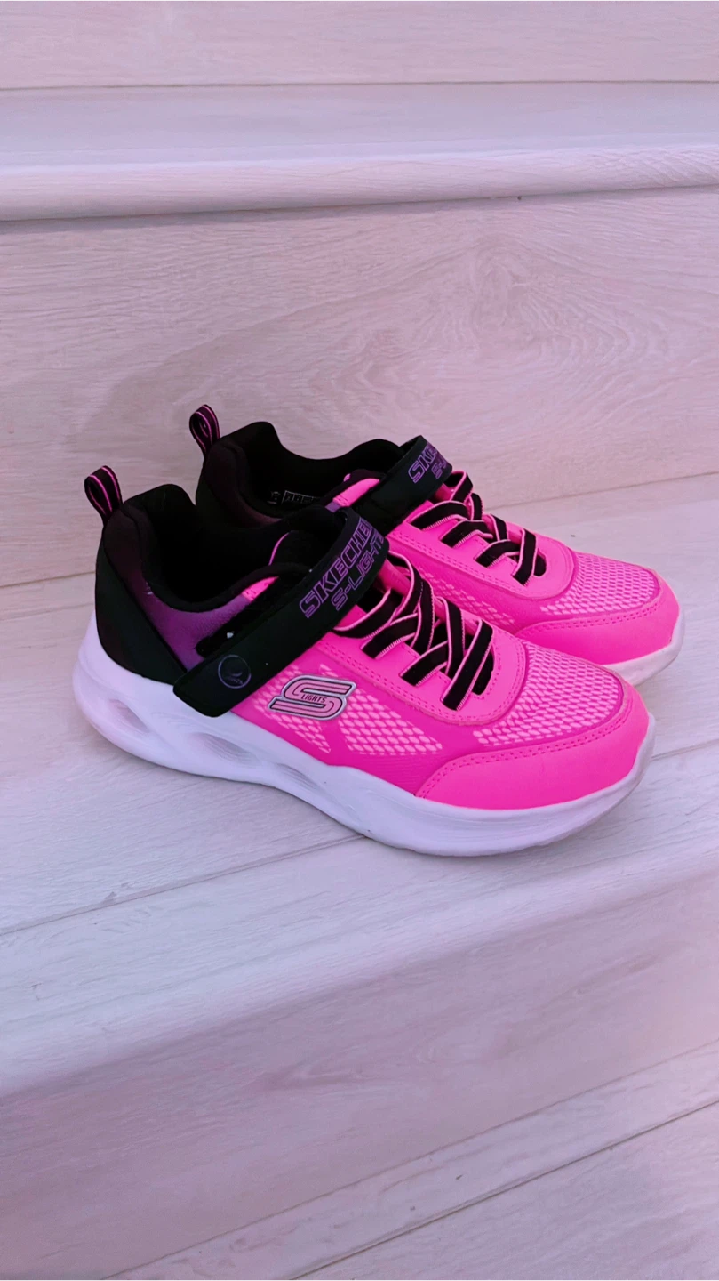 Skechers S-Lights Pink Sneakers