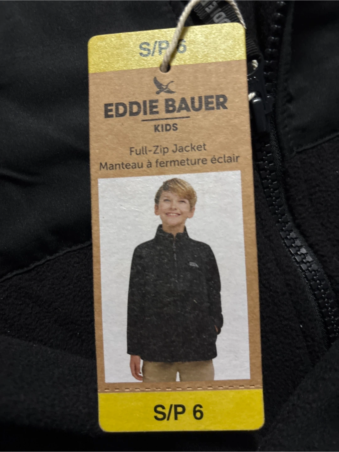 New Eddie Bauer Kids Full-Zip fleece Jacket - Size 6 - photo 2