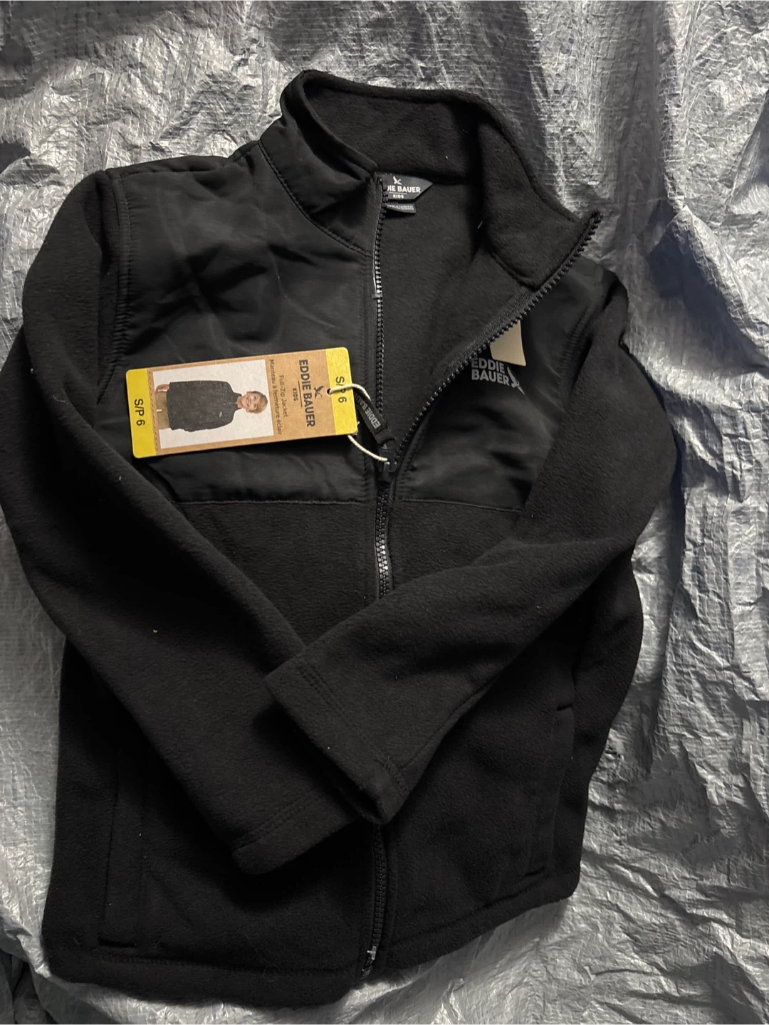 New Eddie Bauer Kids Full-Zip fleece Jacket - Size 6
