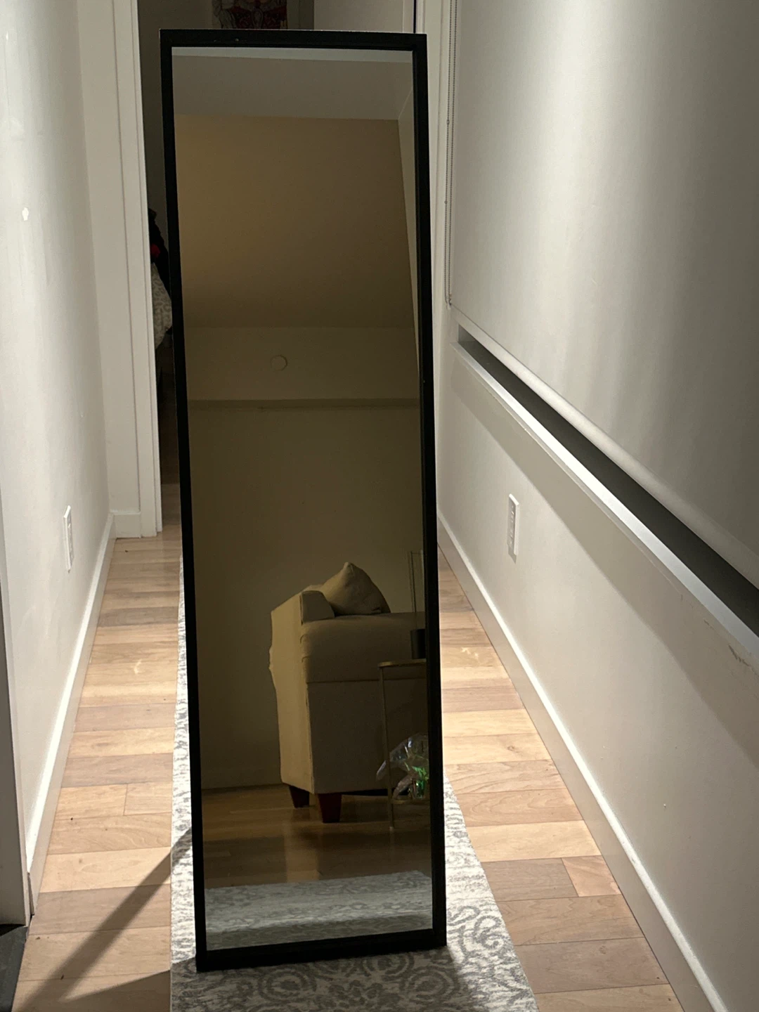 Black Framed Full Length Mirror