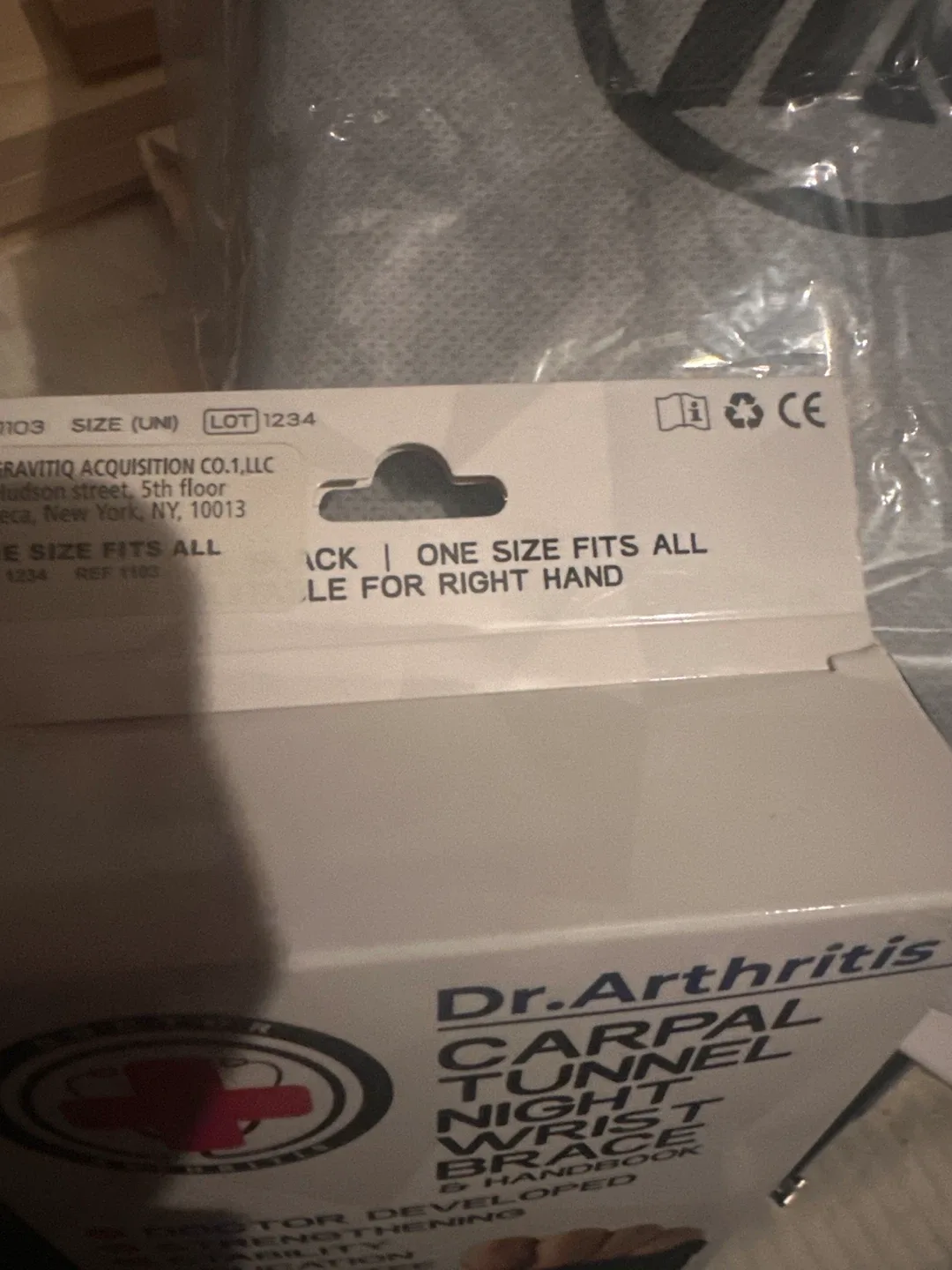 Dr. Arthritis Carpal Tunnel Night Wrist Brace & Handbook image indicator(3)