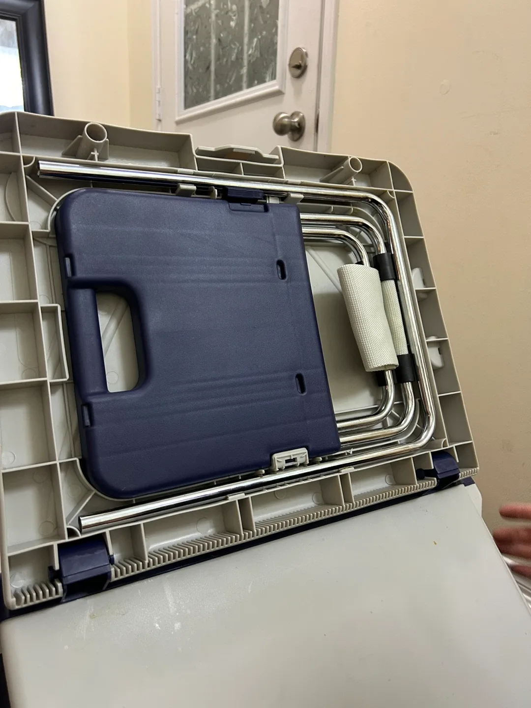 Picnic Table with Cooler and Stools image indicator(2)