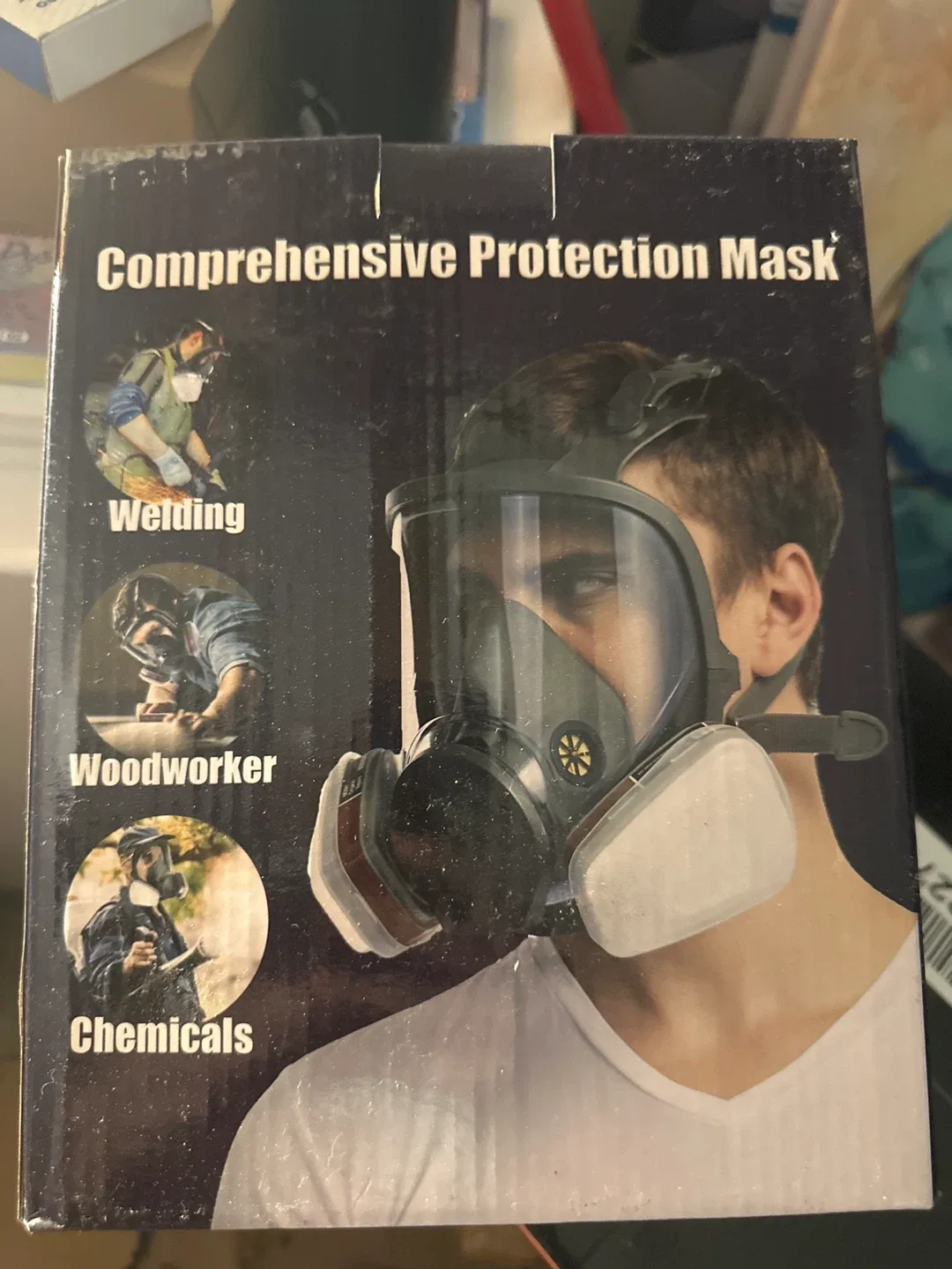 6800 Reusable Full Face Respirator Mask - New image indicator(3)