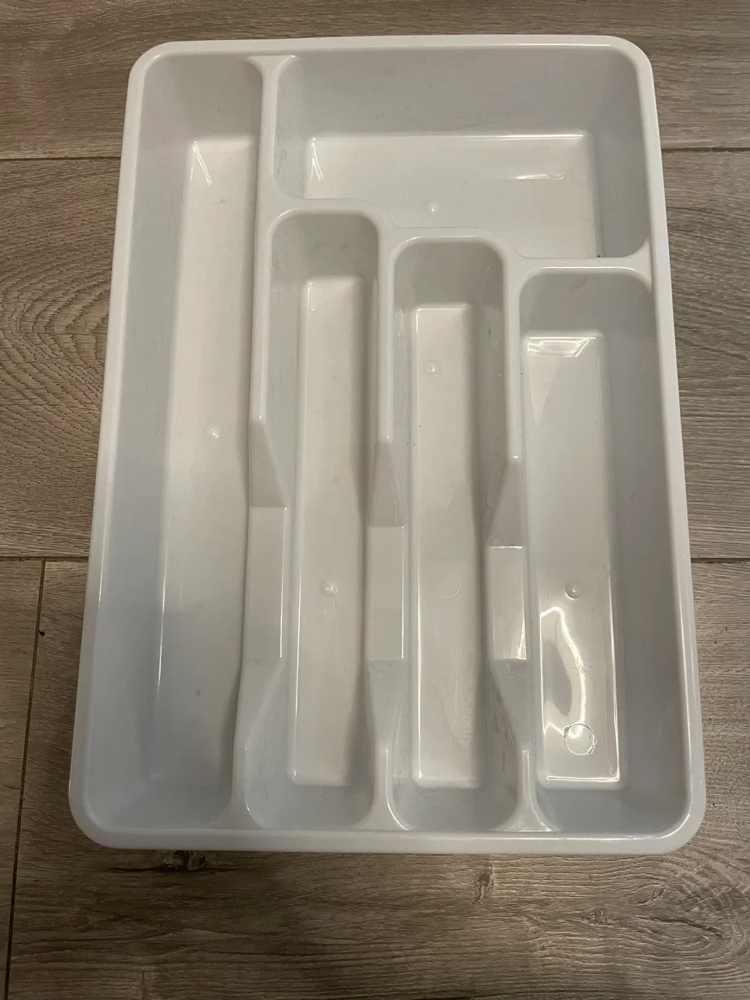 White Cutlery Drawer Organizer thumbnail
