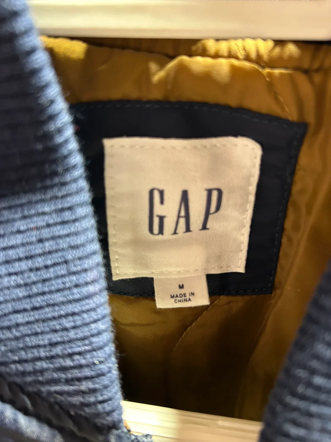 GAP Bomber Jacket - Size M - Navy Blue image indicator(5)
