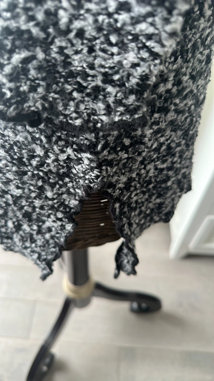 Annex Vintage Black/Grey Assymetrical Sweater * XS - photo 4