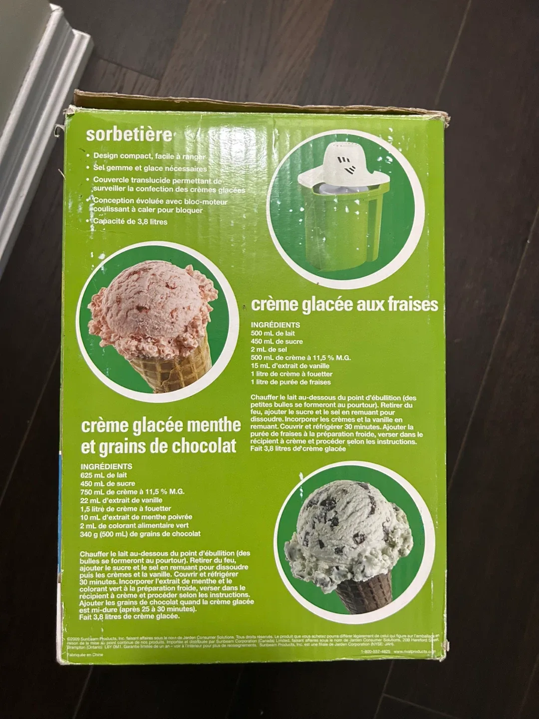 Rival Electric Ice Cream Maker image indicator(2)