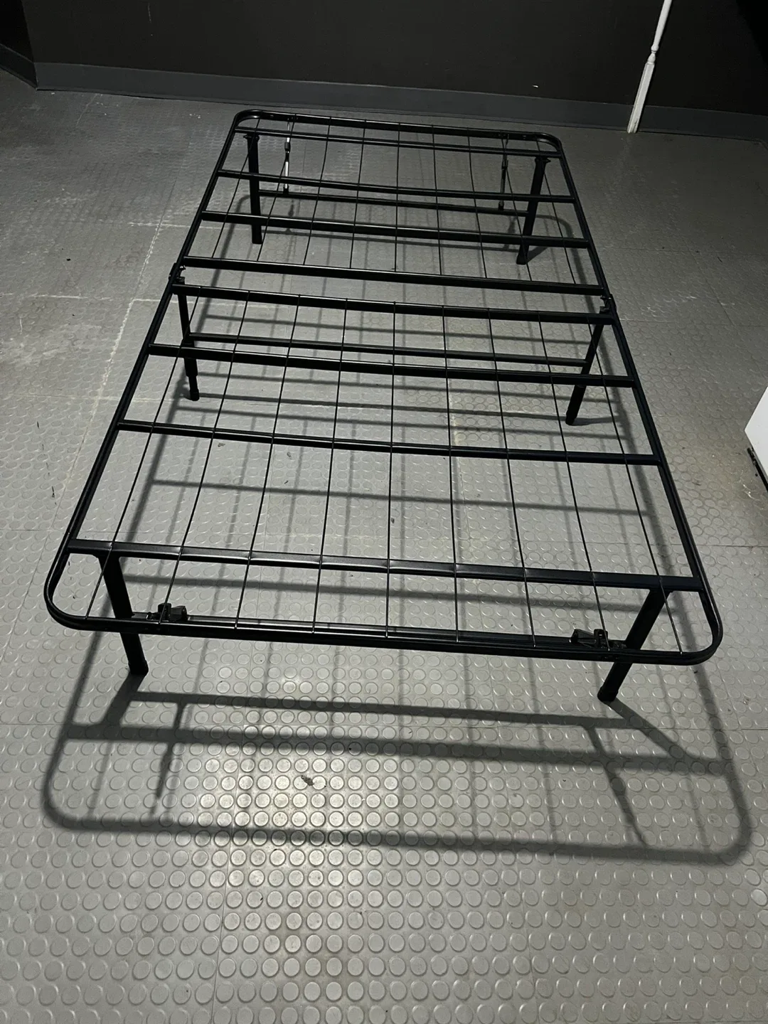 Metal Bed Frame - Black Twin size