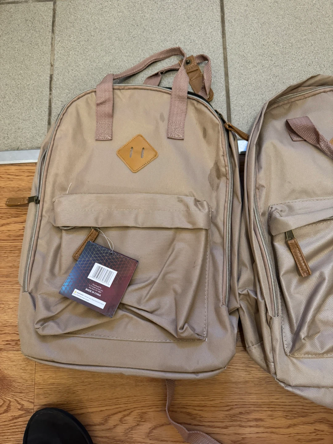 Brand new Beige Backpacks - Set of 2 - photo 2