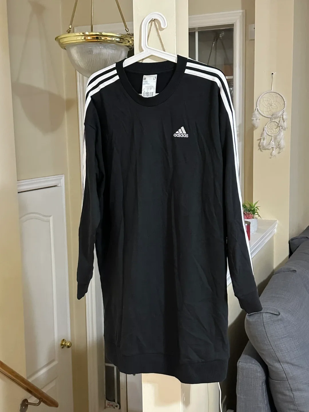 Adidas Women's 3S SWT DRE Black Size S image indicator(3)