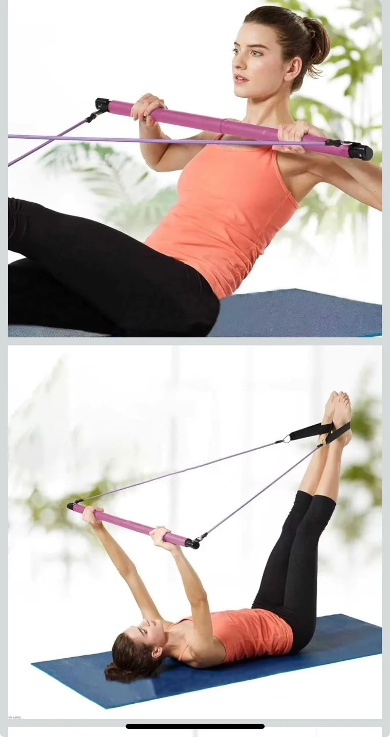 Mosdos Pilates Body Reformer Set - Pink image indicator(2)