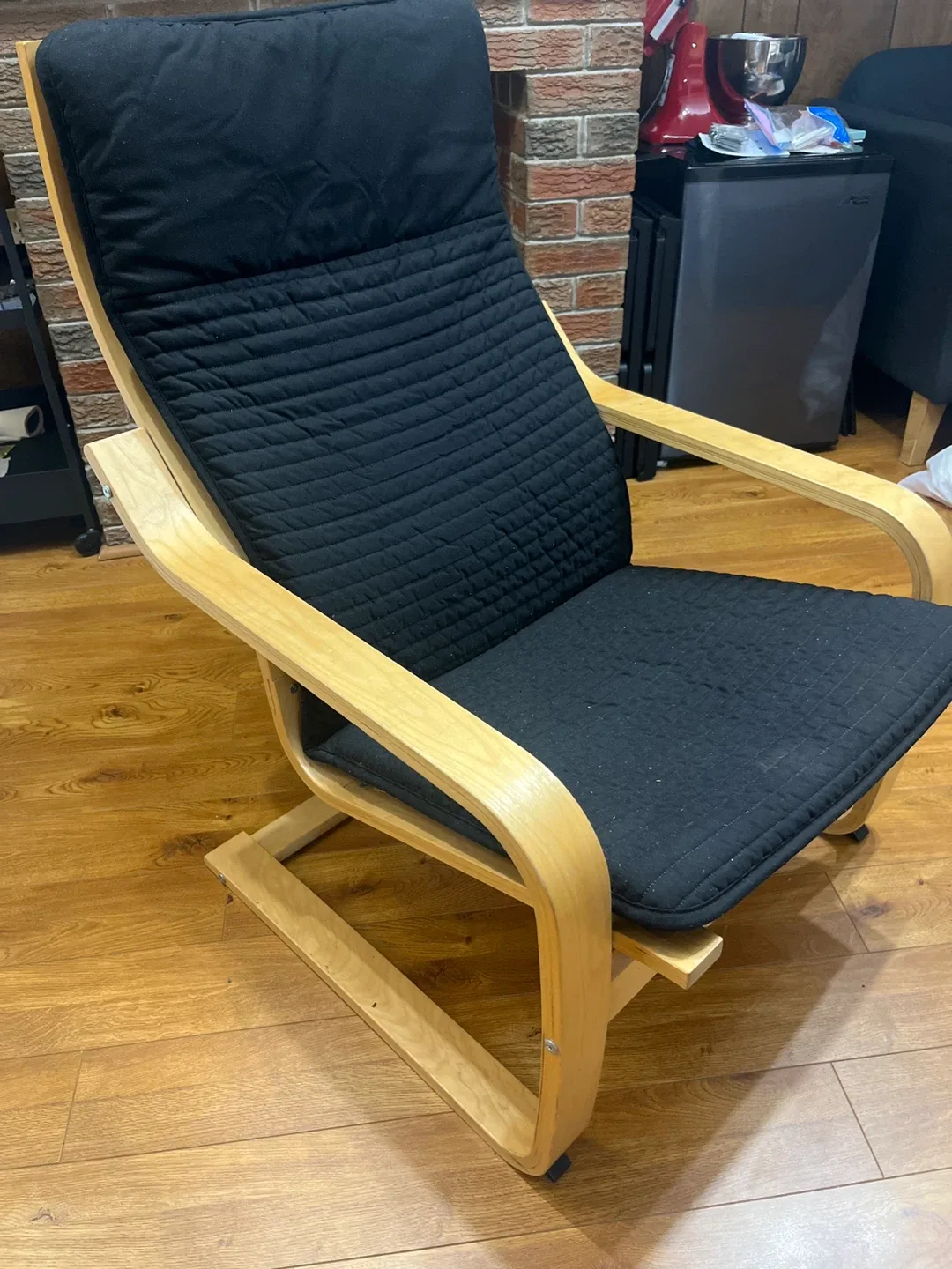 IKEA Poang Chair - Black Cushion image indicator(4)