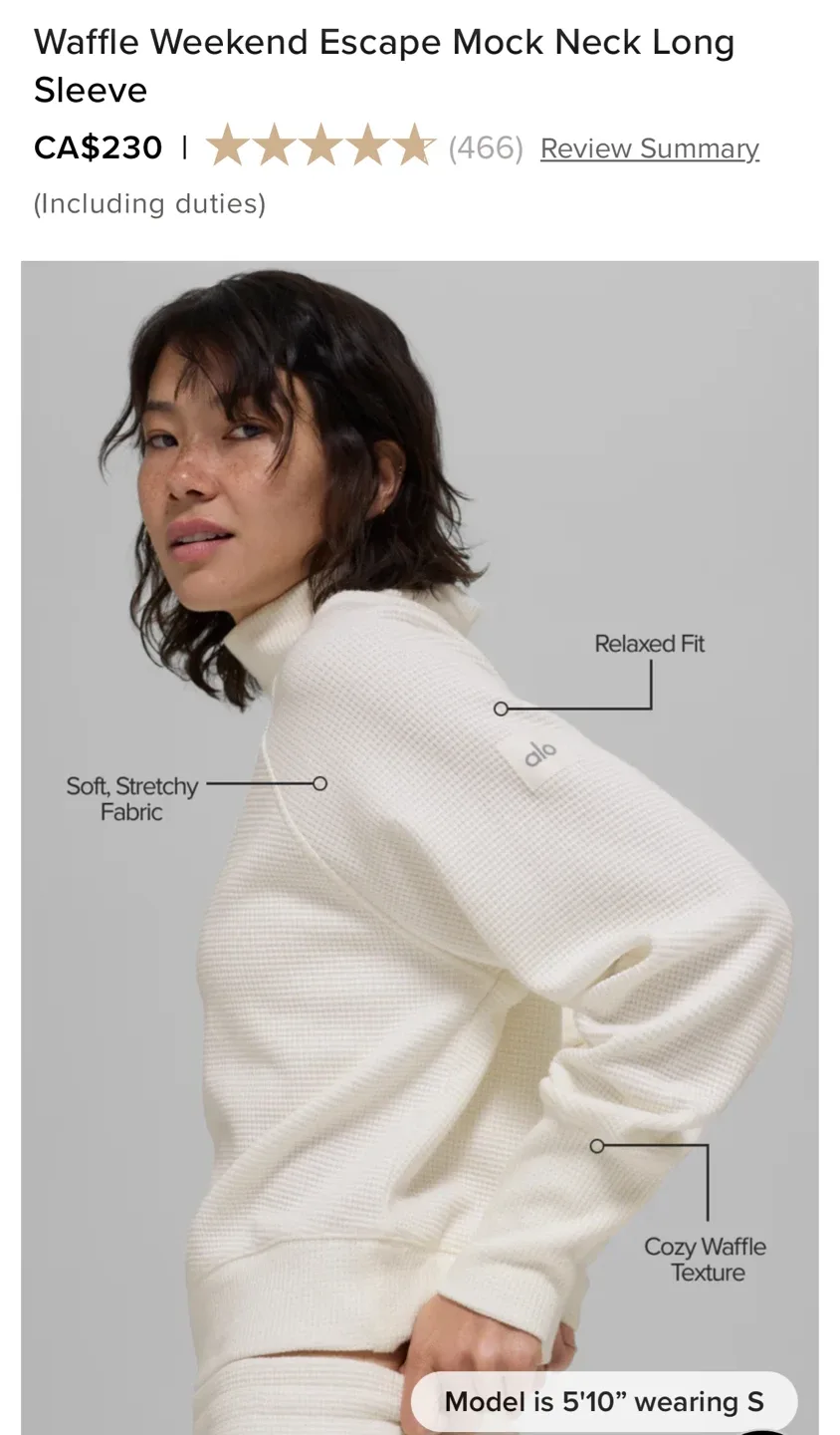 ALO Waffle Weekend Escape Set - Ivory image indicator(6)