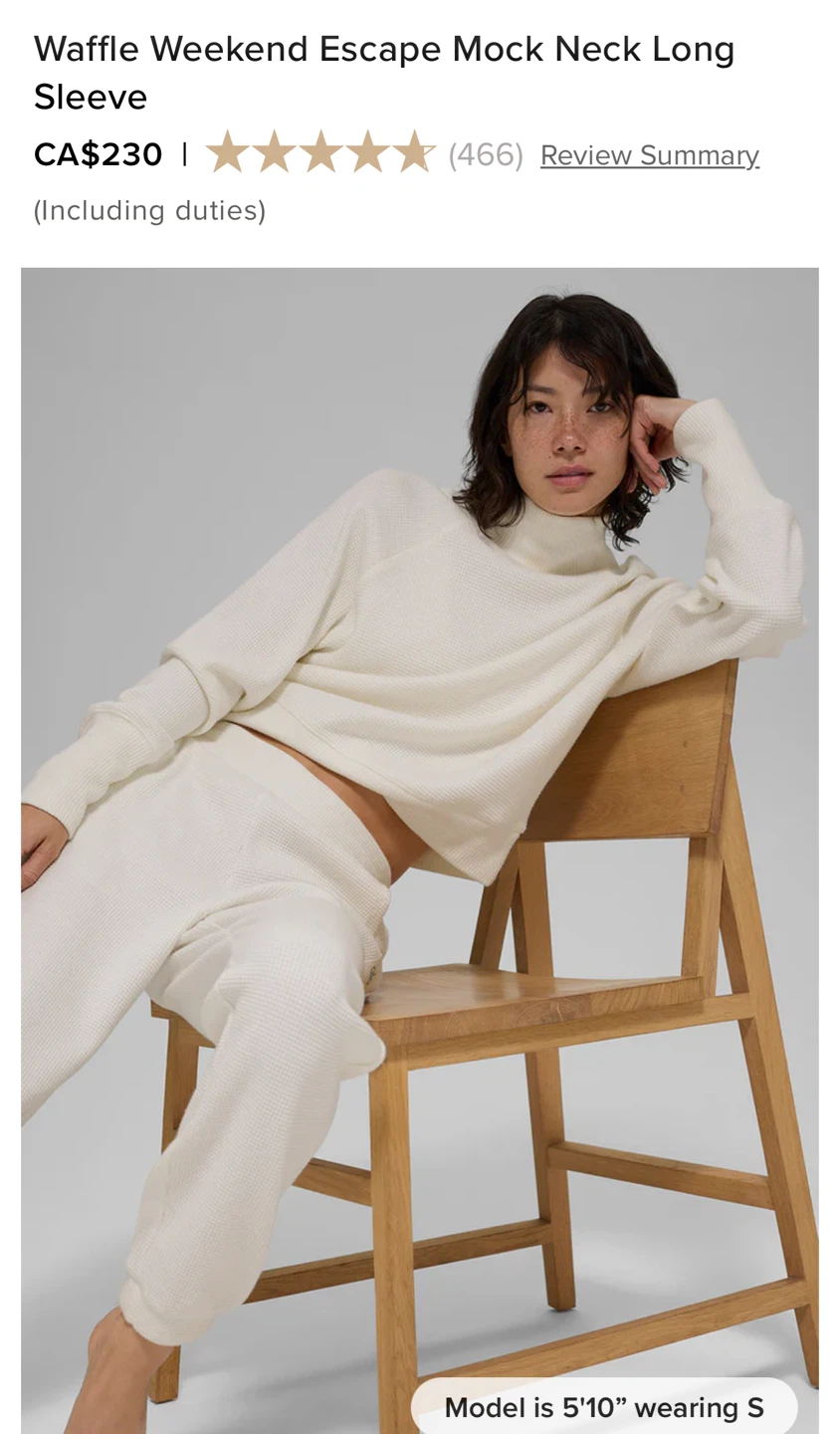 ALO Waffle Weekend Escape Set - Ivory - photo 5