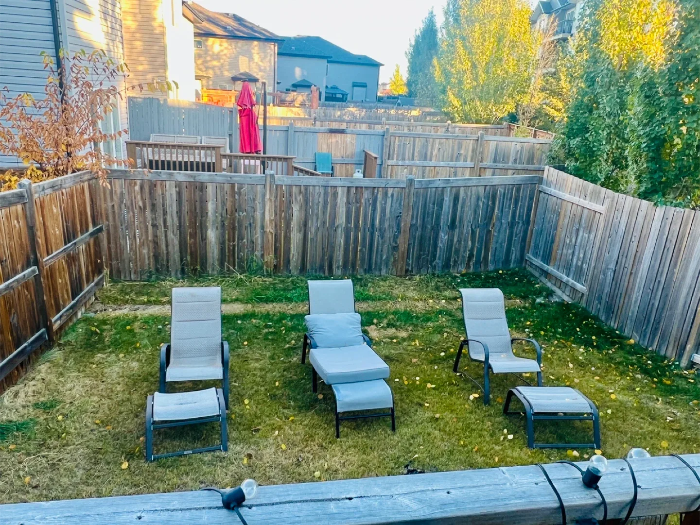 Outdoor Patio Chair with Ottoman image indicator(2)