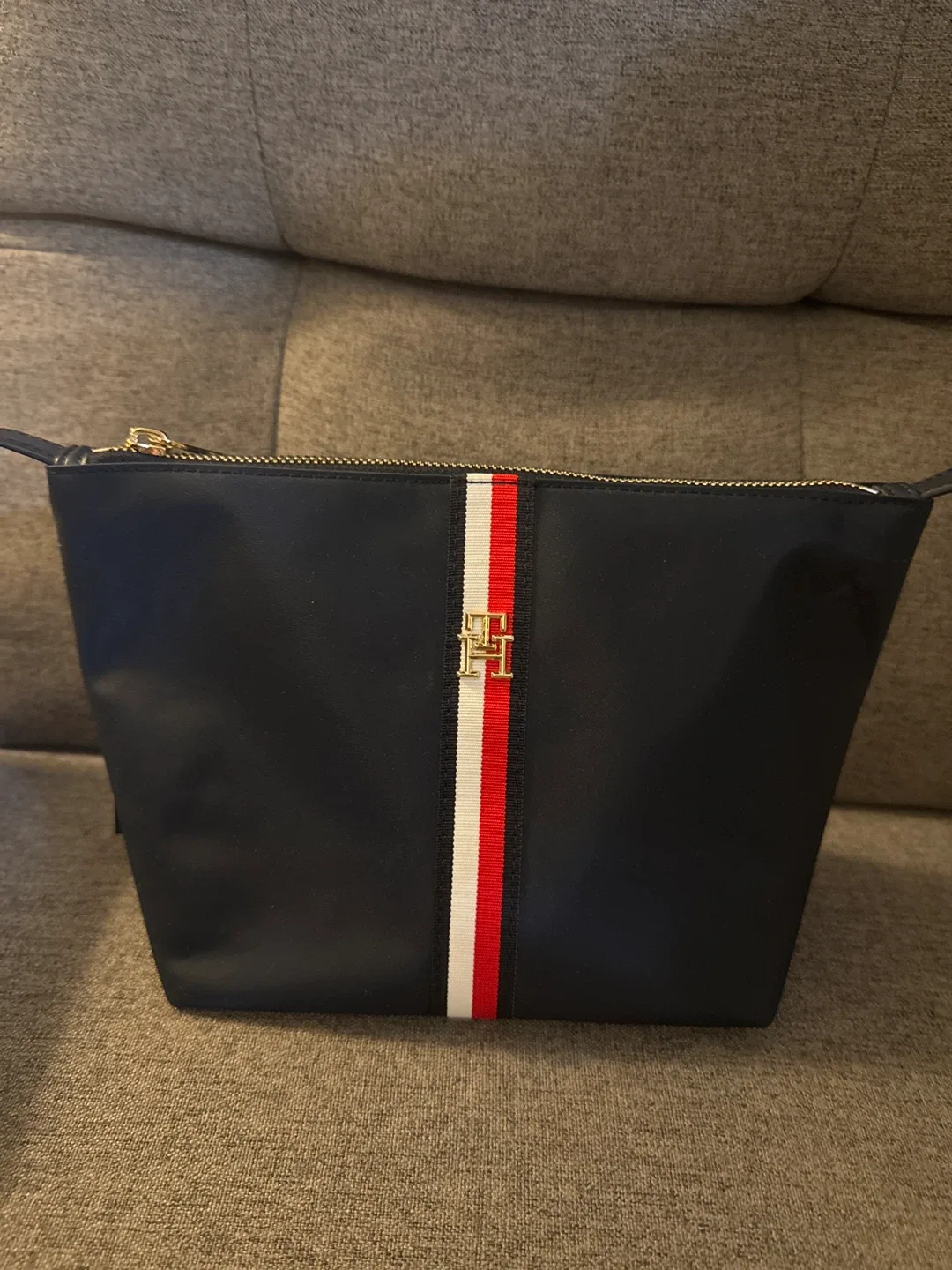 Tommy Hilfiger Navy Blue Cosmetic Bag - New