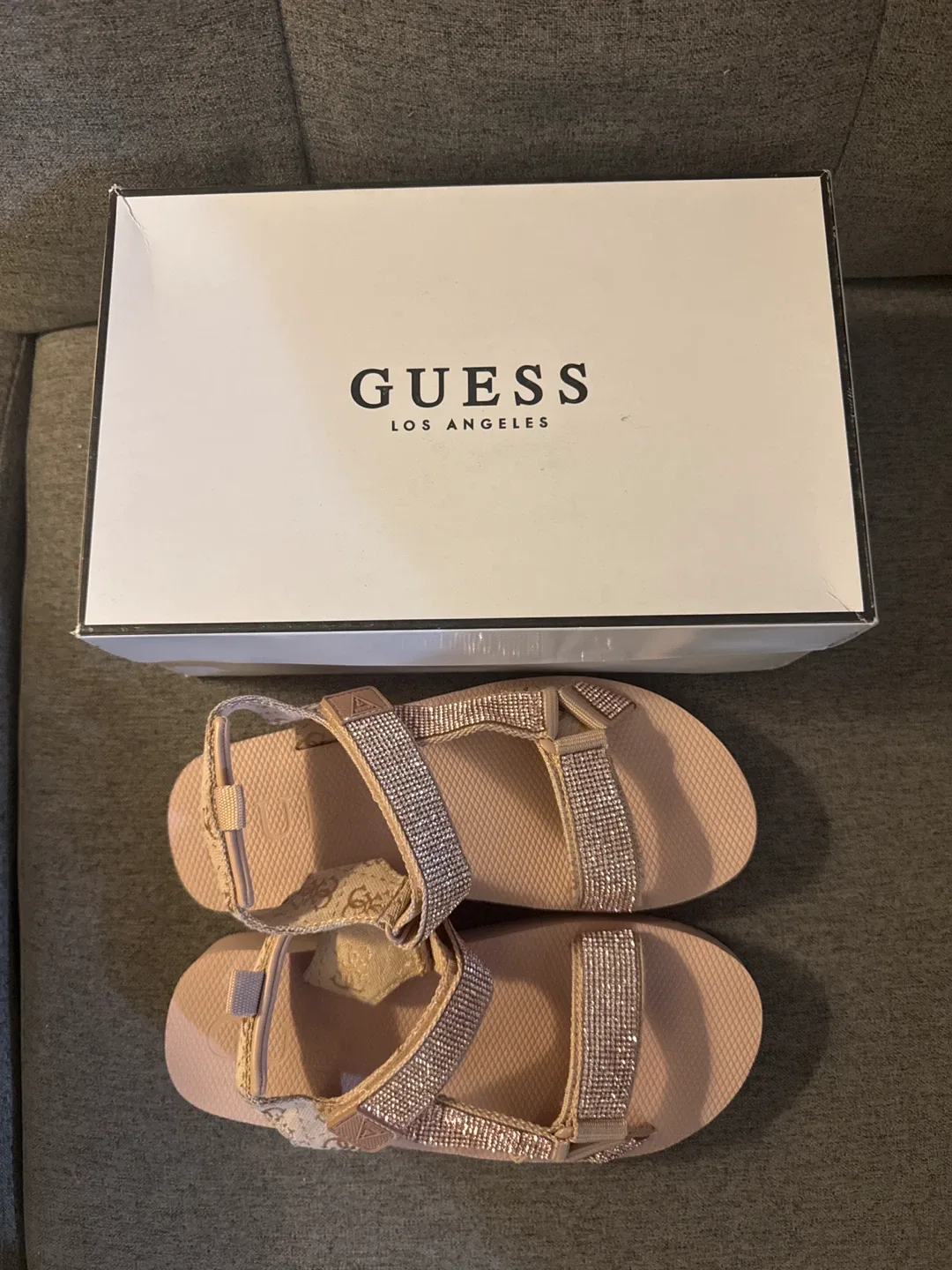 Guess Rhinestone Sandals - Size 8 image indicator(2)