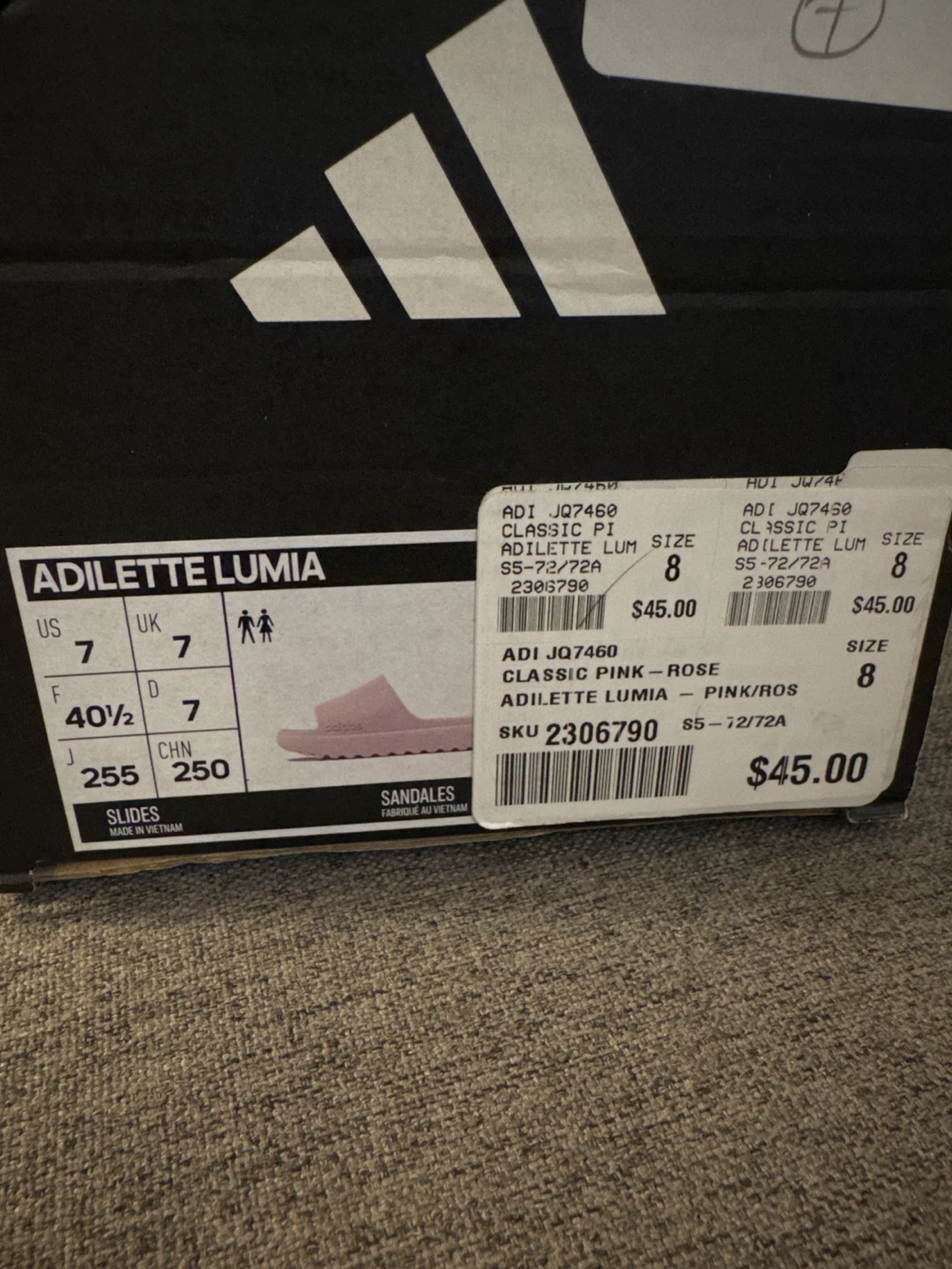 Adidas Adilette Lumina Slides - Pink, Size 7 - photo 4