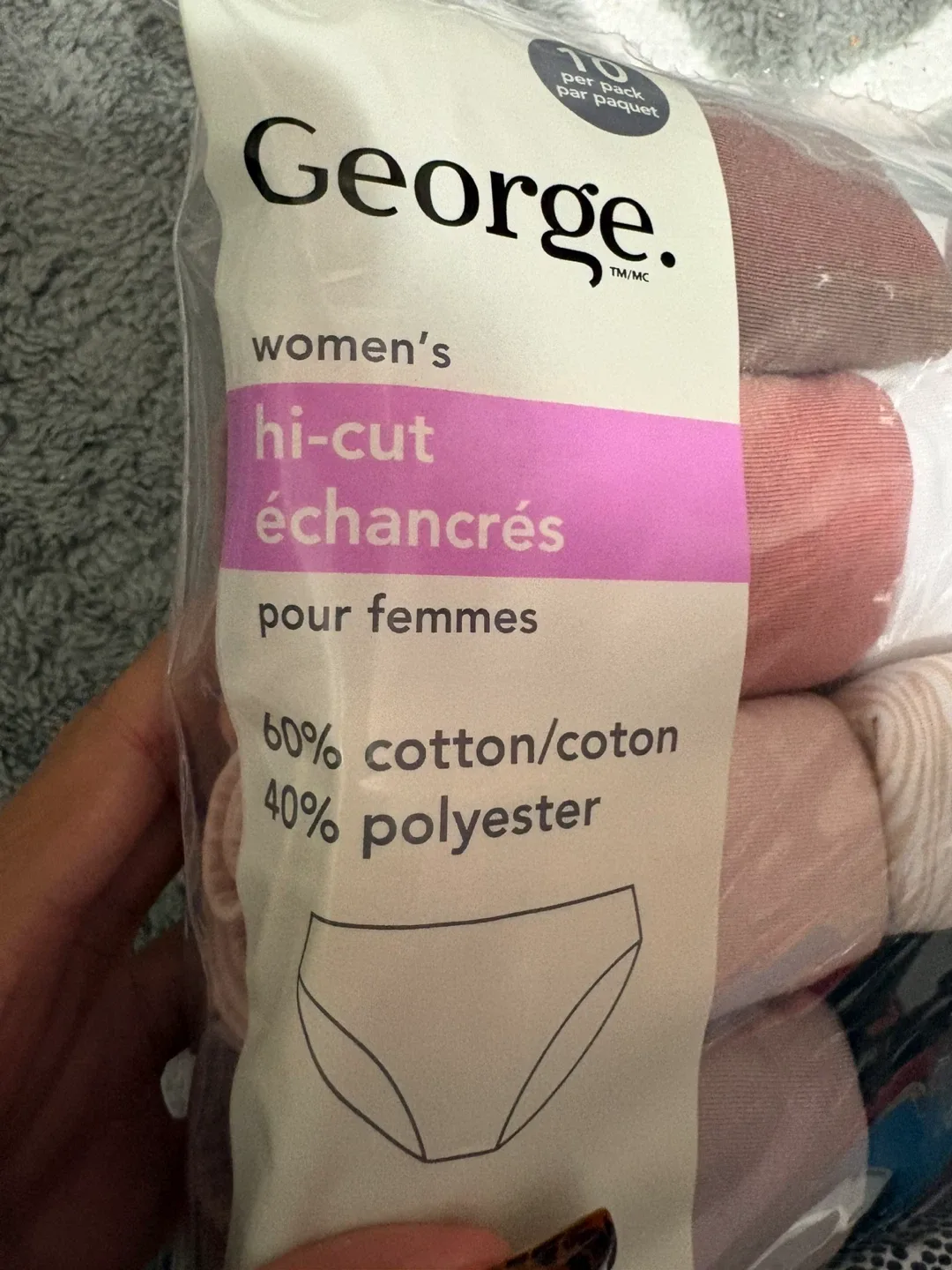 George Women's Hi-Cut Panties-- XL image indicator(2)