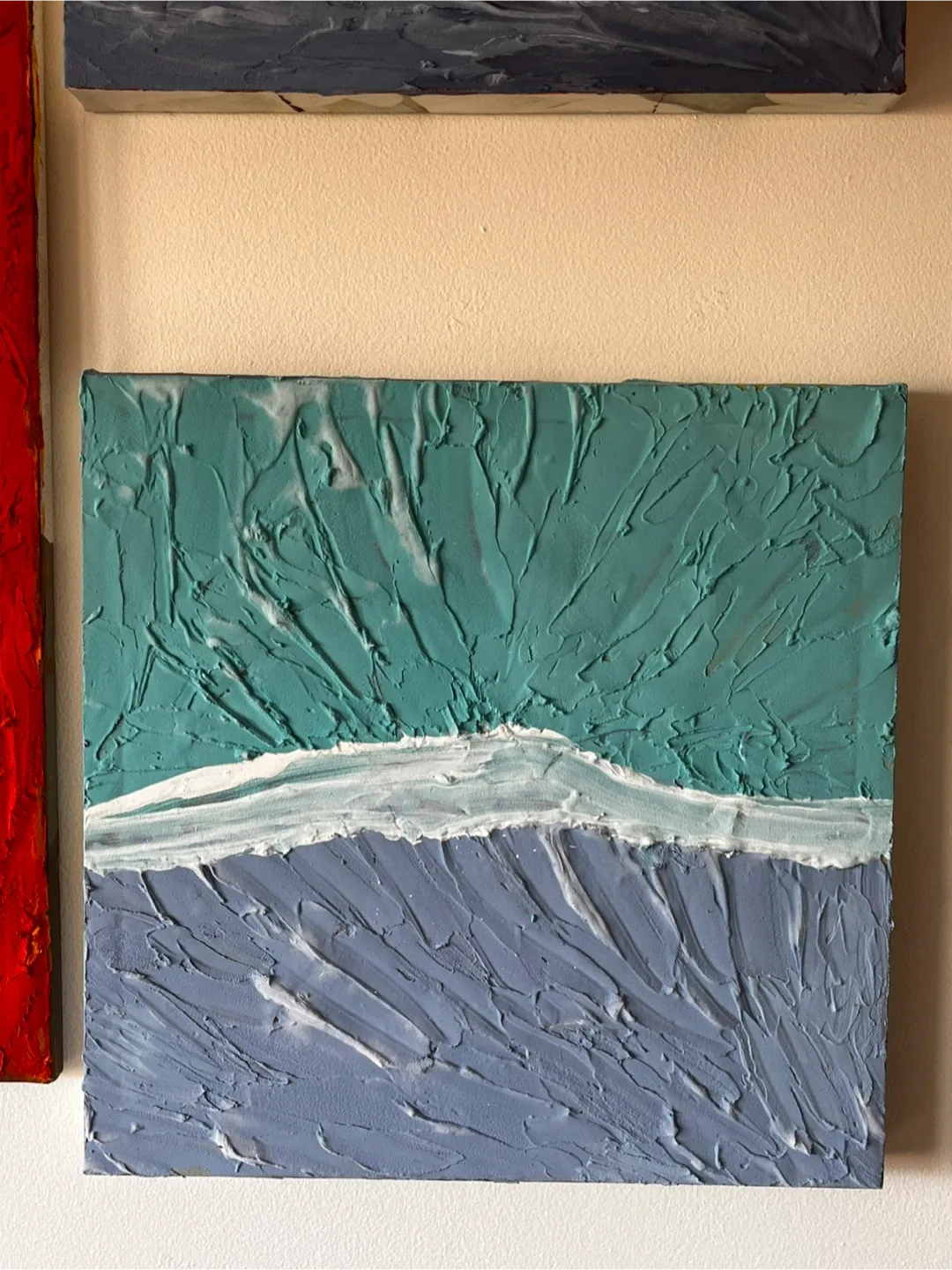 Abstract Canvas Painting: The Sea image indicator(2)