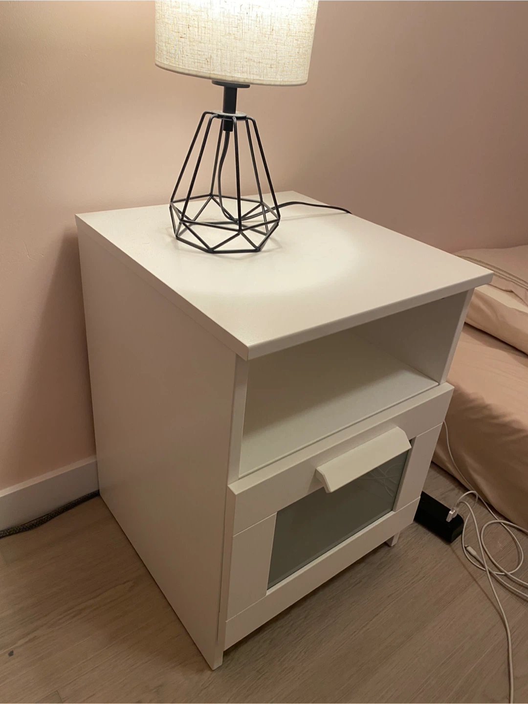 IKEA Brimnes White Nightstand - photo 2