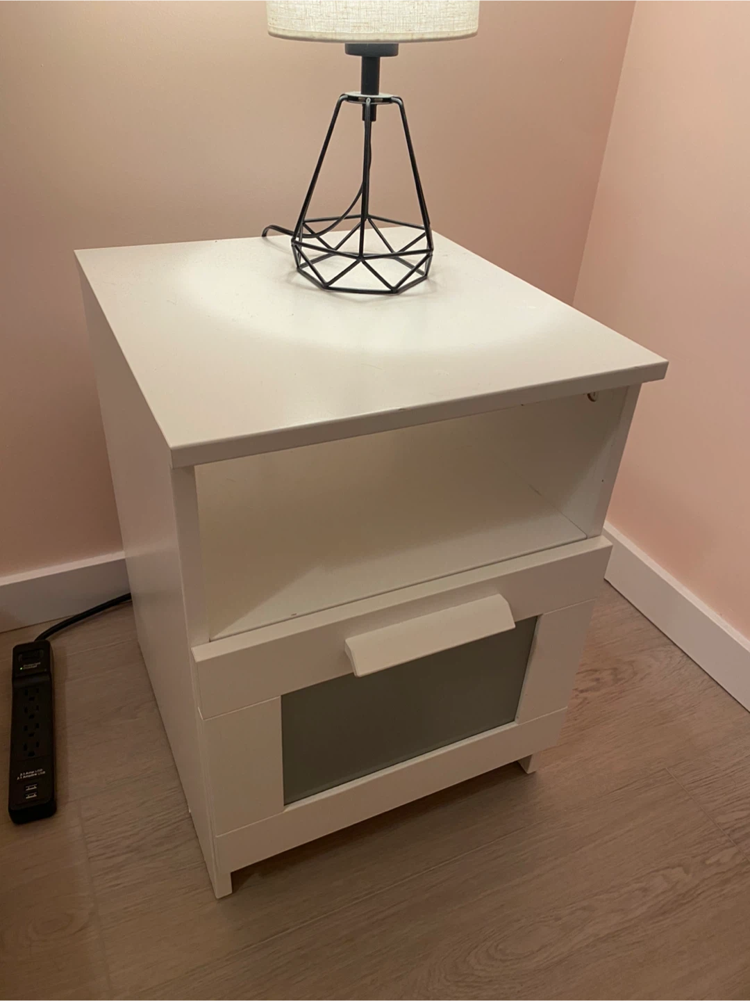 IKEA Brimnes White Nightstand - photo 3