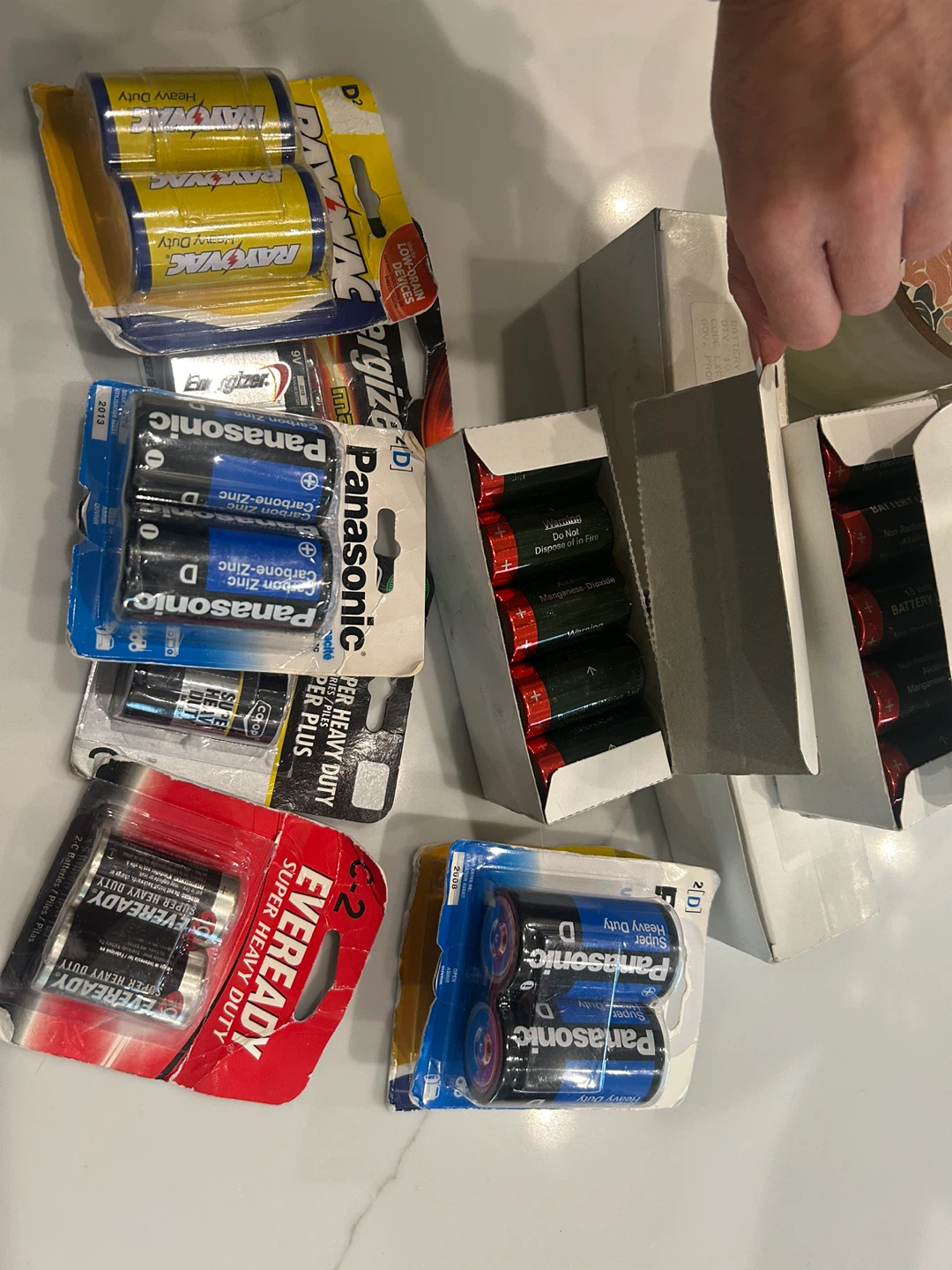 Panasonic Super Heavy Duty D Batteries bundle