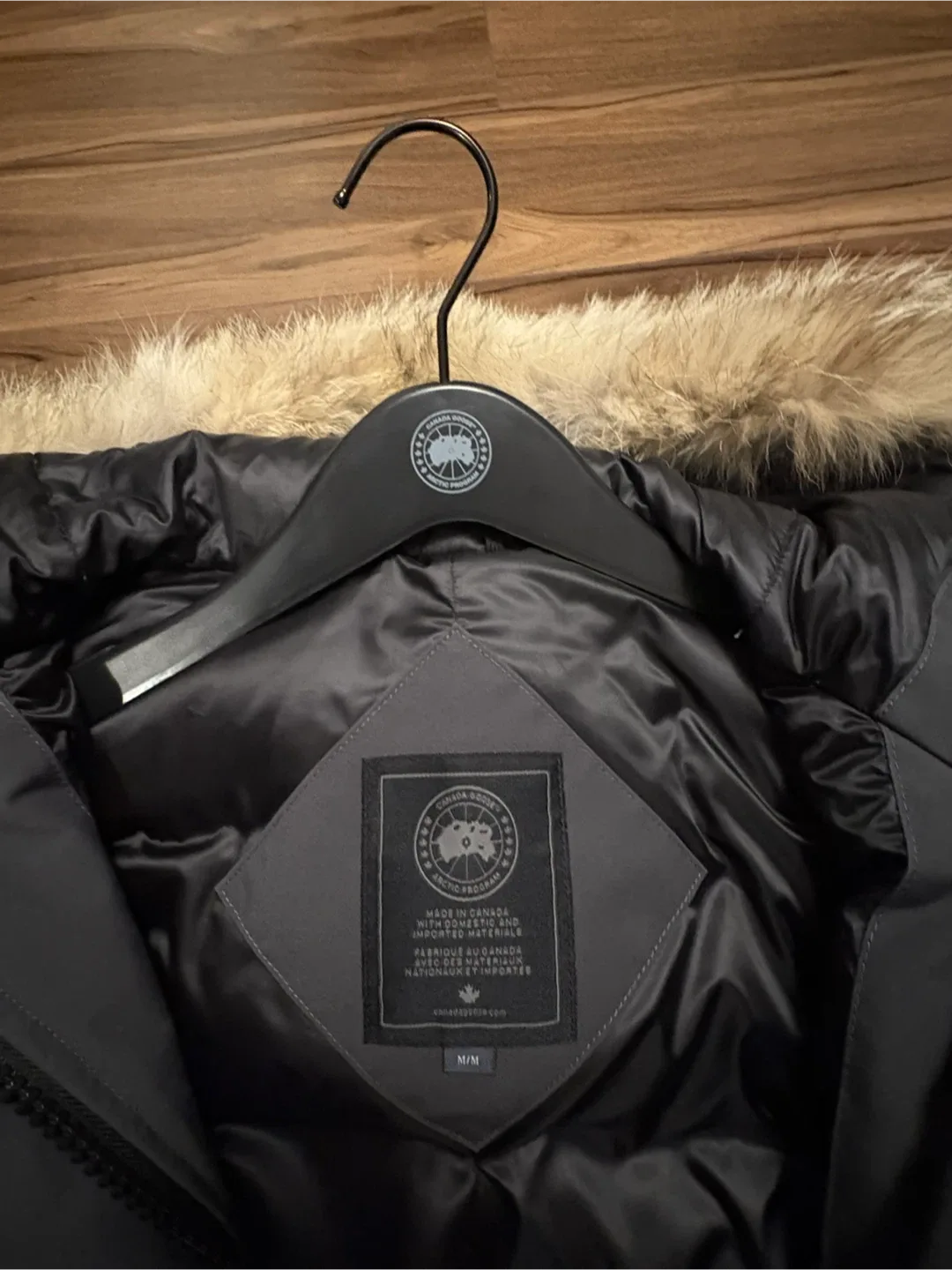 Canada Goose Black Label Rossclair Parka in dark grey image indicator(5)