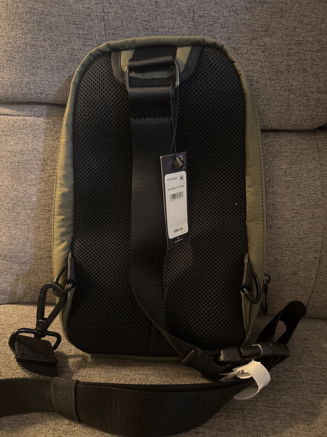 Tommy Hilfiger Olive Green Sling Bag - photo 2