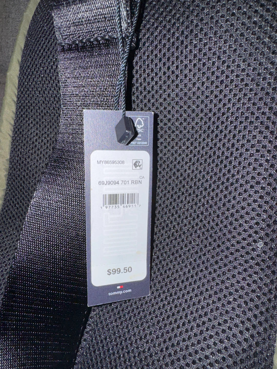 Tommy Hilfiger Olive Green Sling Bag - photo 3