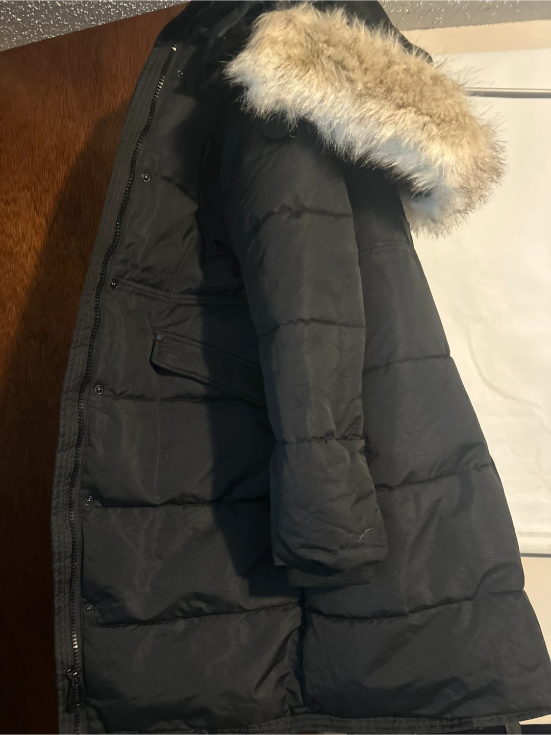 Black Winter Parka