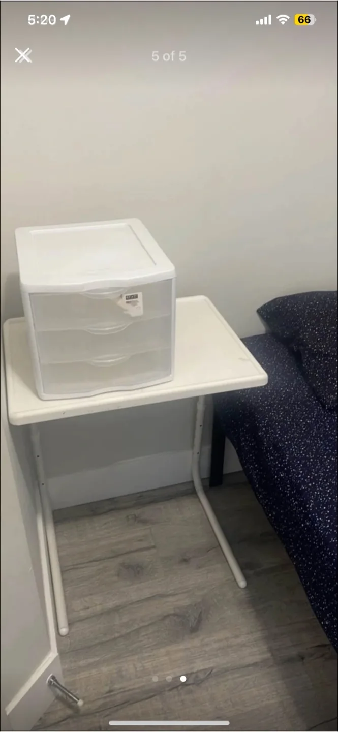 White Table Mate II with Storage Drawer thumbnail