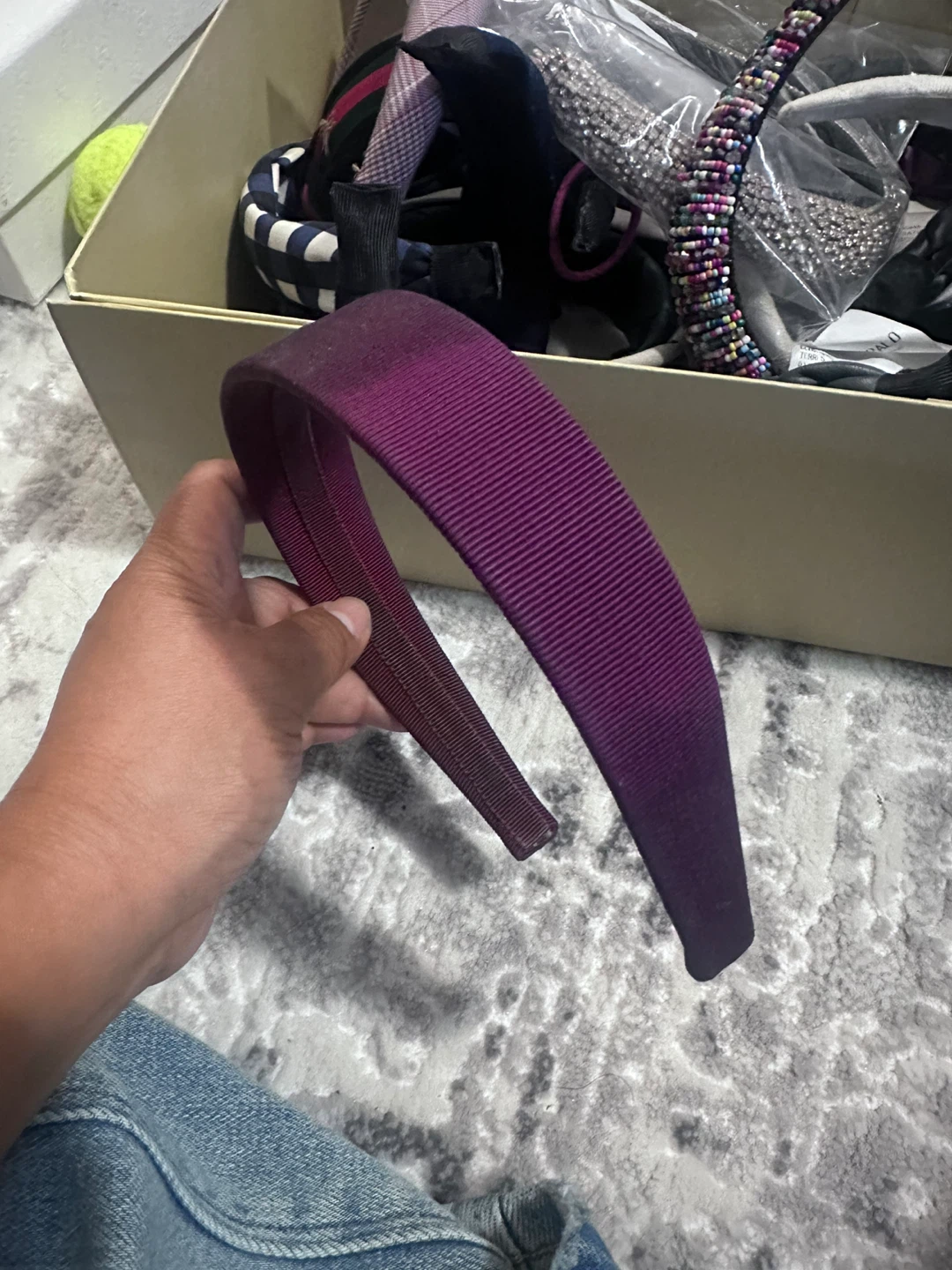 Salvatore Ferragamo Burgundy Headband - photo 4