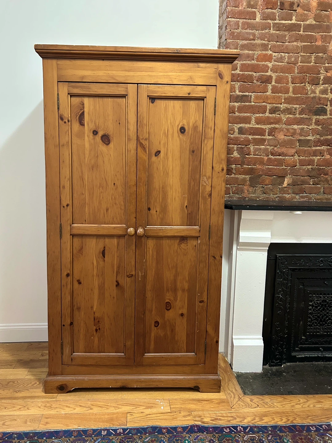 Solid wood armoire - 76" x 41.5"