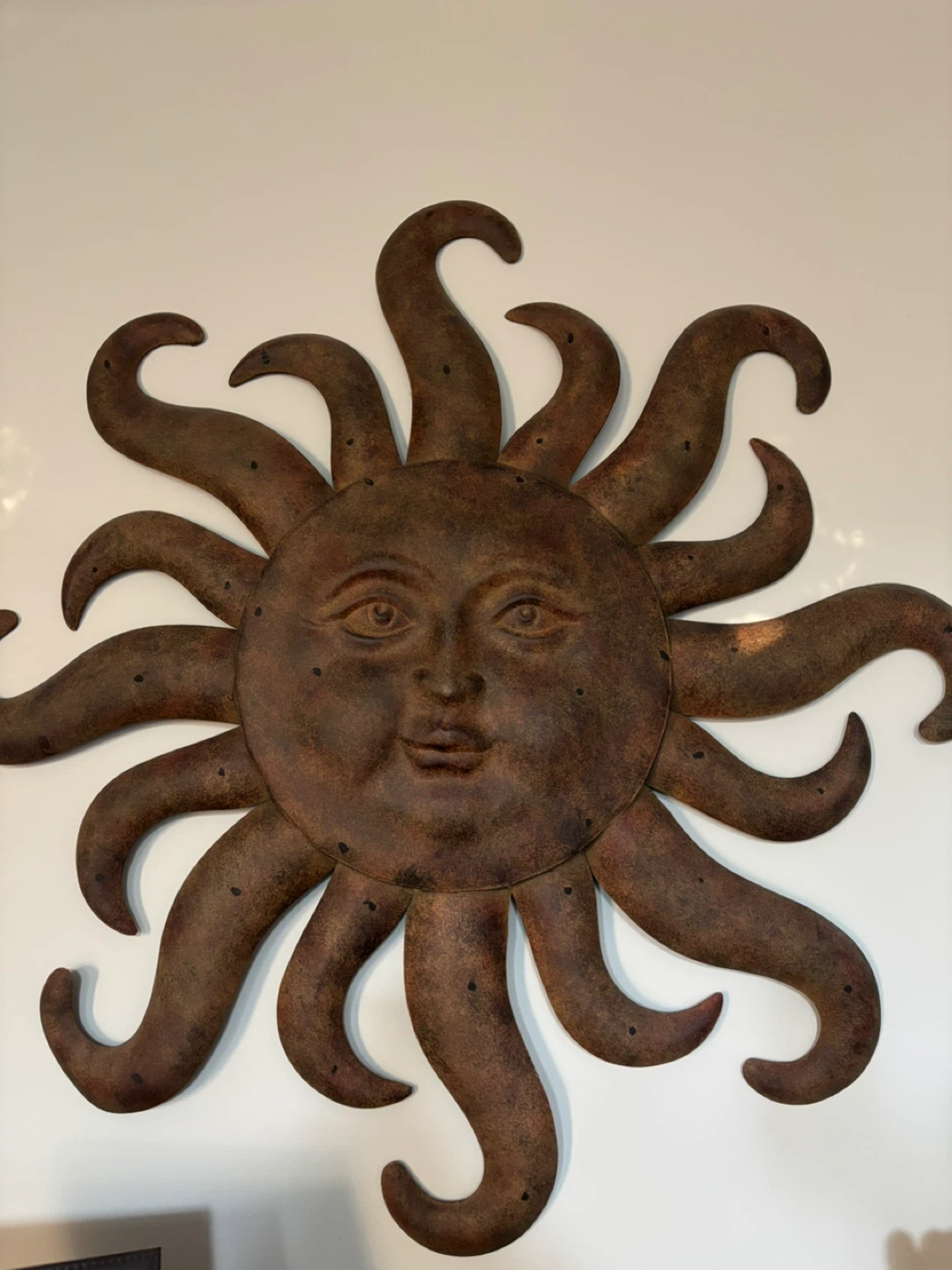 Metal Sun Wall Art Decor