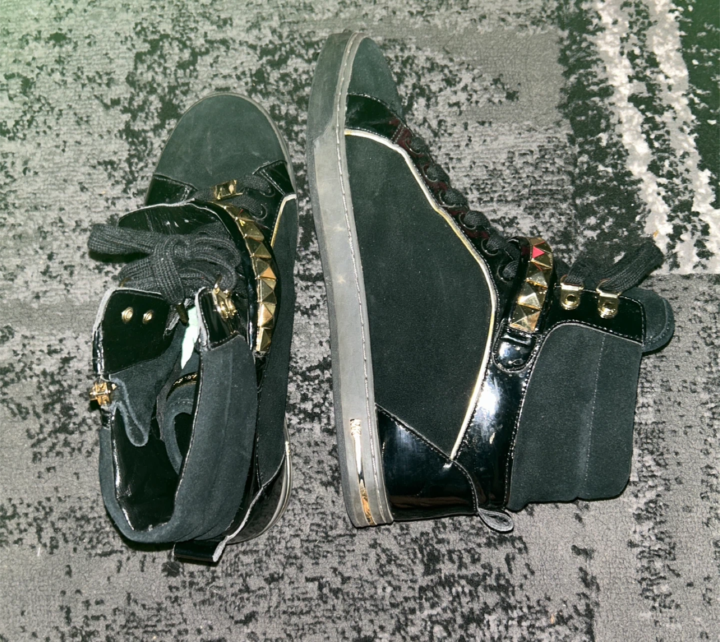 Black High Top Sneakers