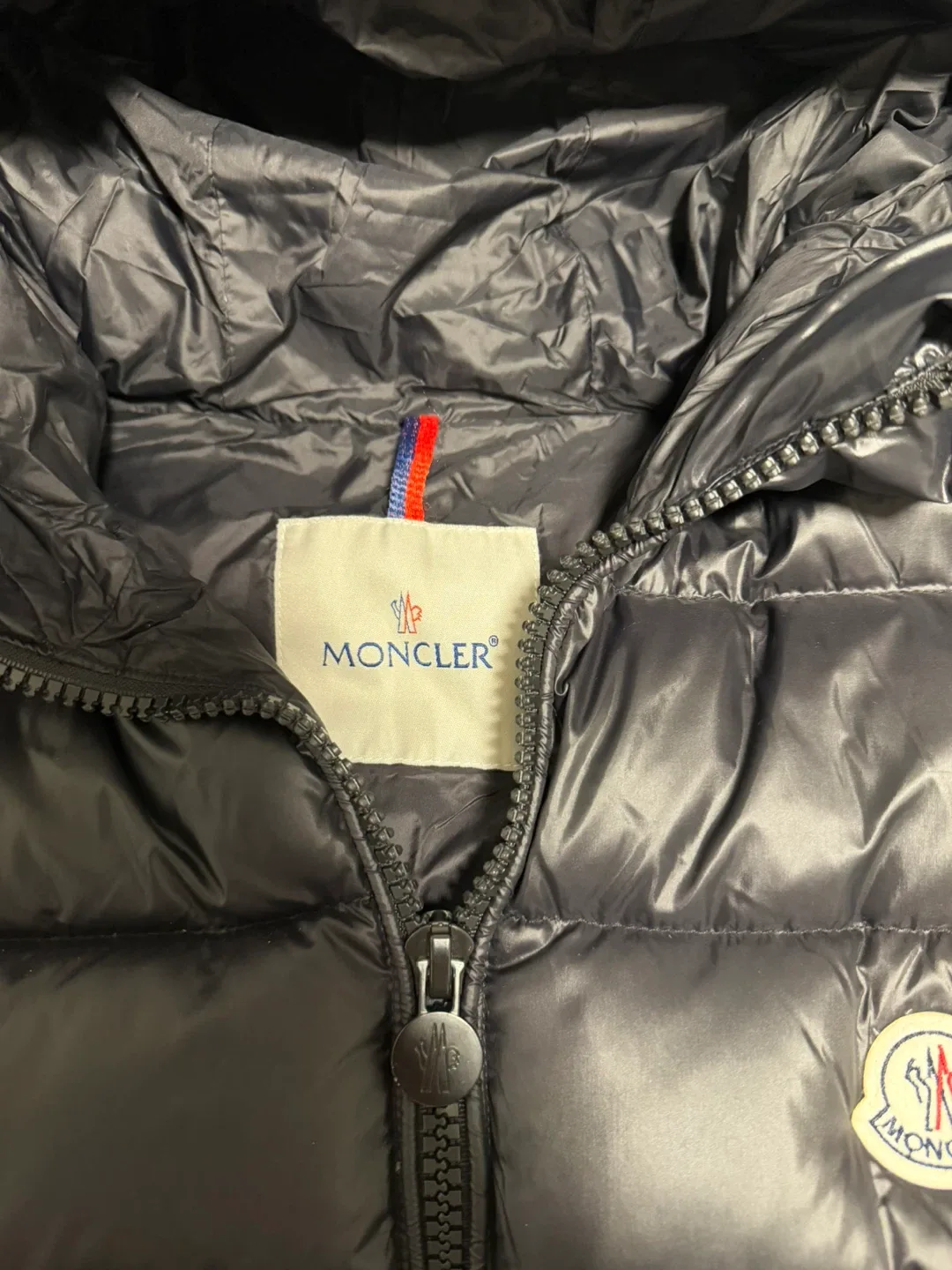 Moncler Black Padded Vest with Hood image indicator(3)